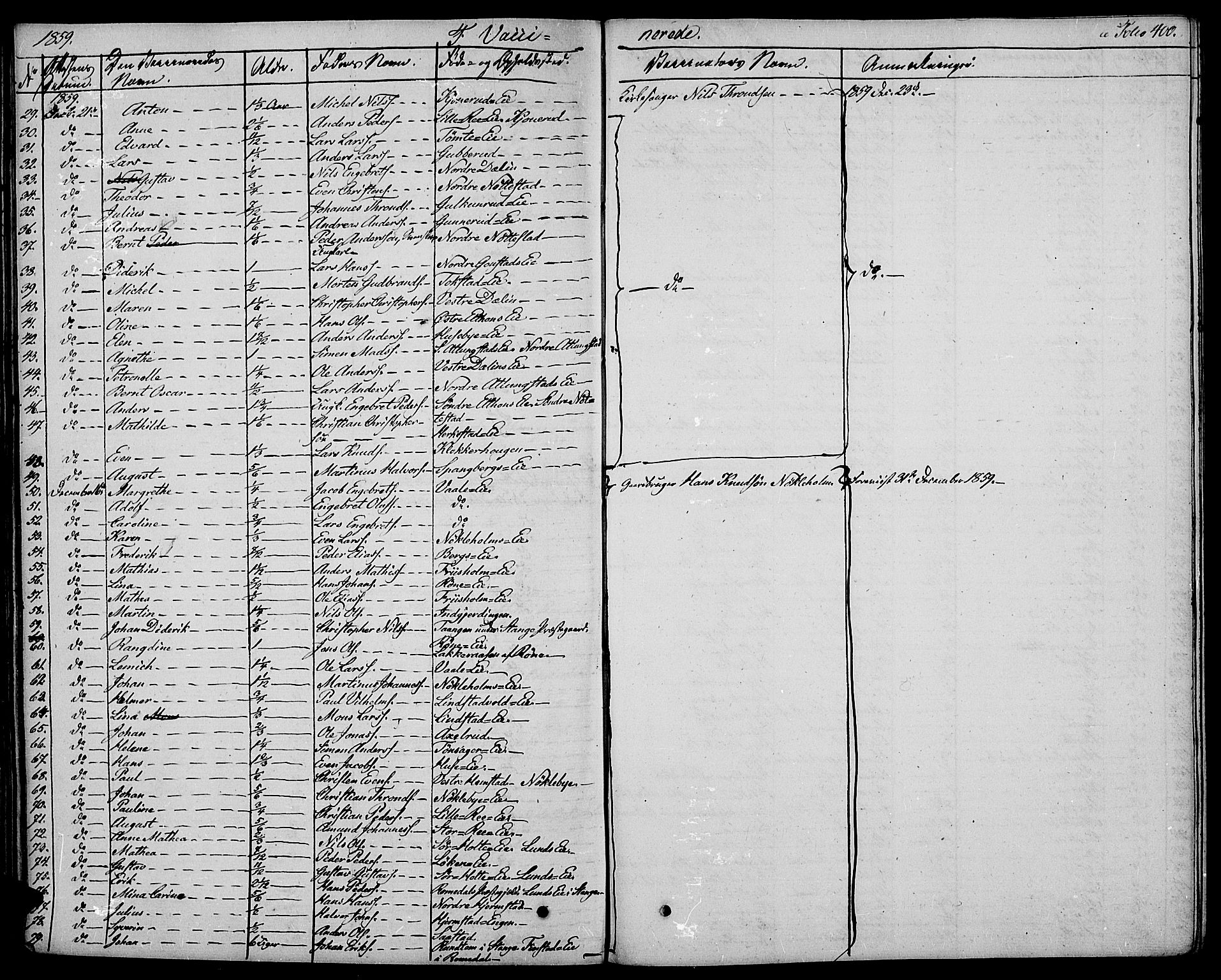 Stange prestekontor, AV/SAH-PREST-002/K/L0009: Parish register (official) no. 9, 1826-1835, p. 400