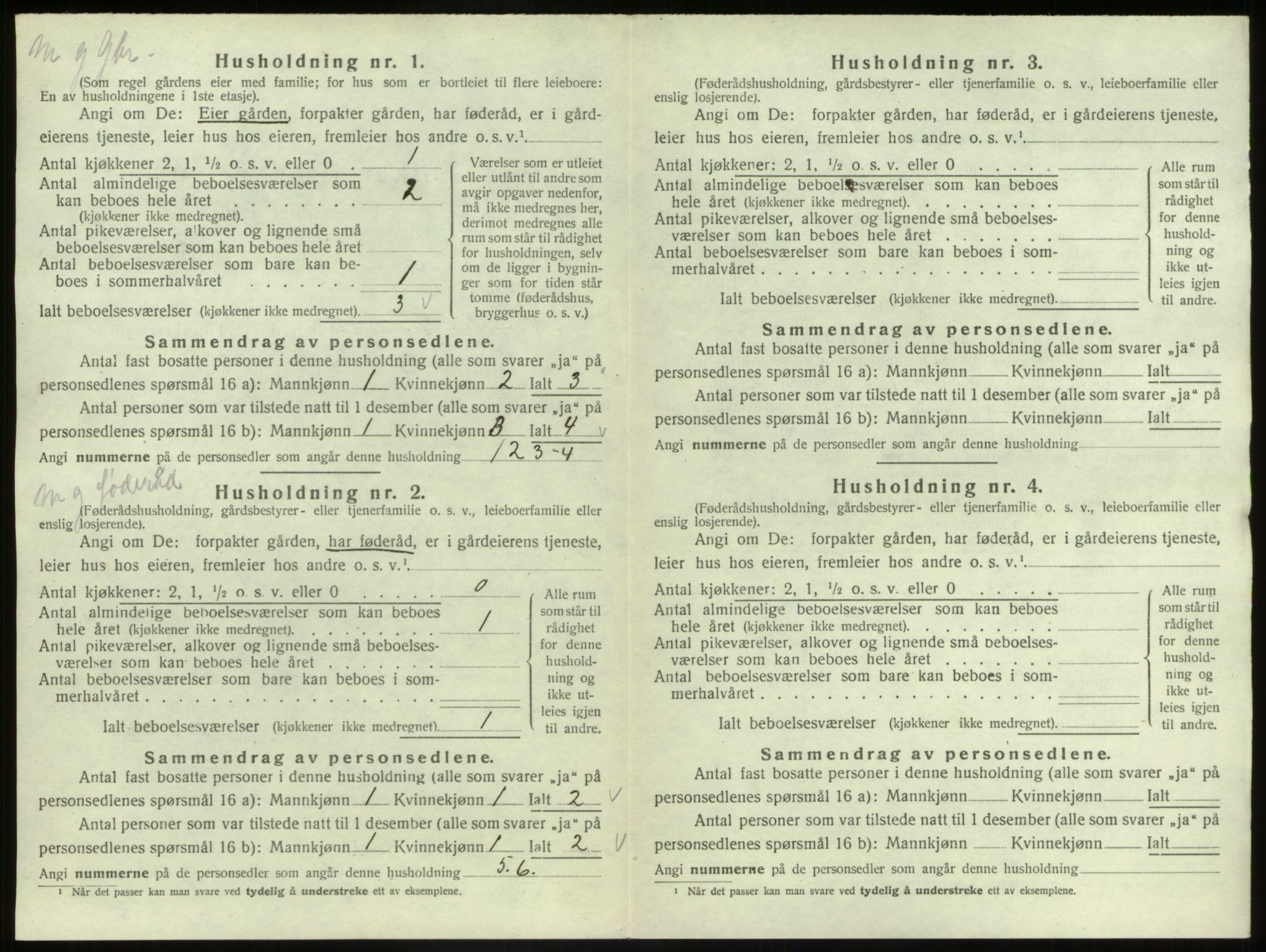 SAB, 1920 census for Nord-Vågsøy, 1920, p. 37