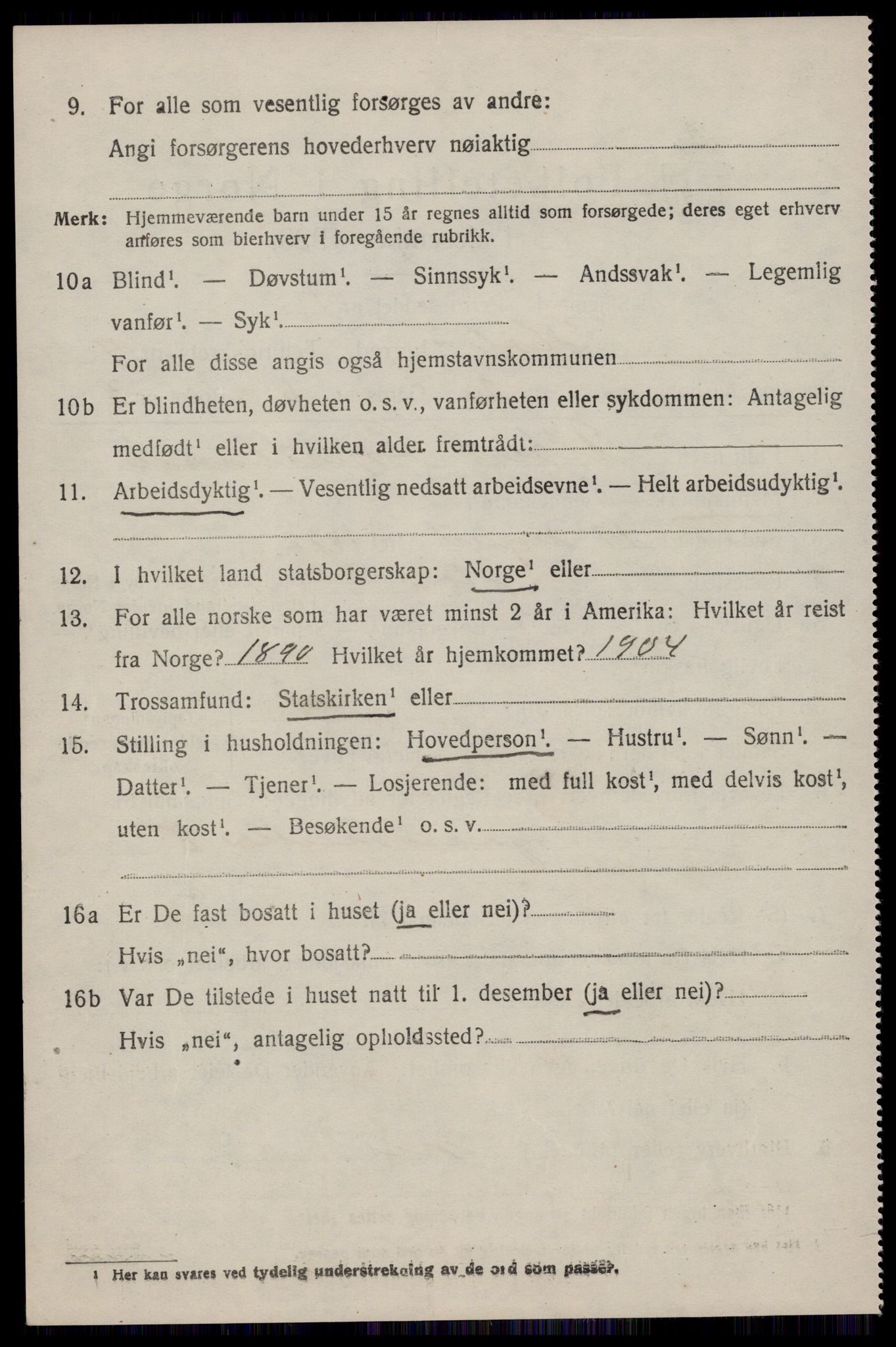 SAST, 1920 census for Høle, 1920, p. 1644