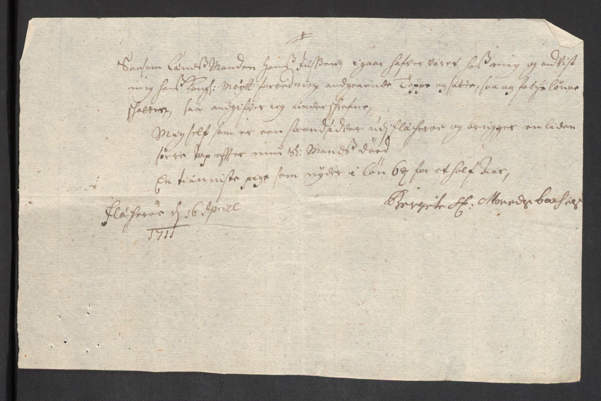 Rentekammeret inntil 1814, Reviderte regnskaper, Fogderegnskap, AV/RA-EA-4092/R43/L2554: Fogderegnskap Lista og Mandal, 1711, p. 501