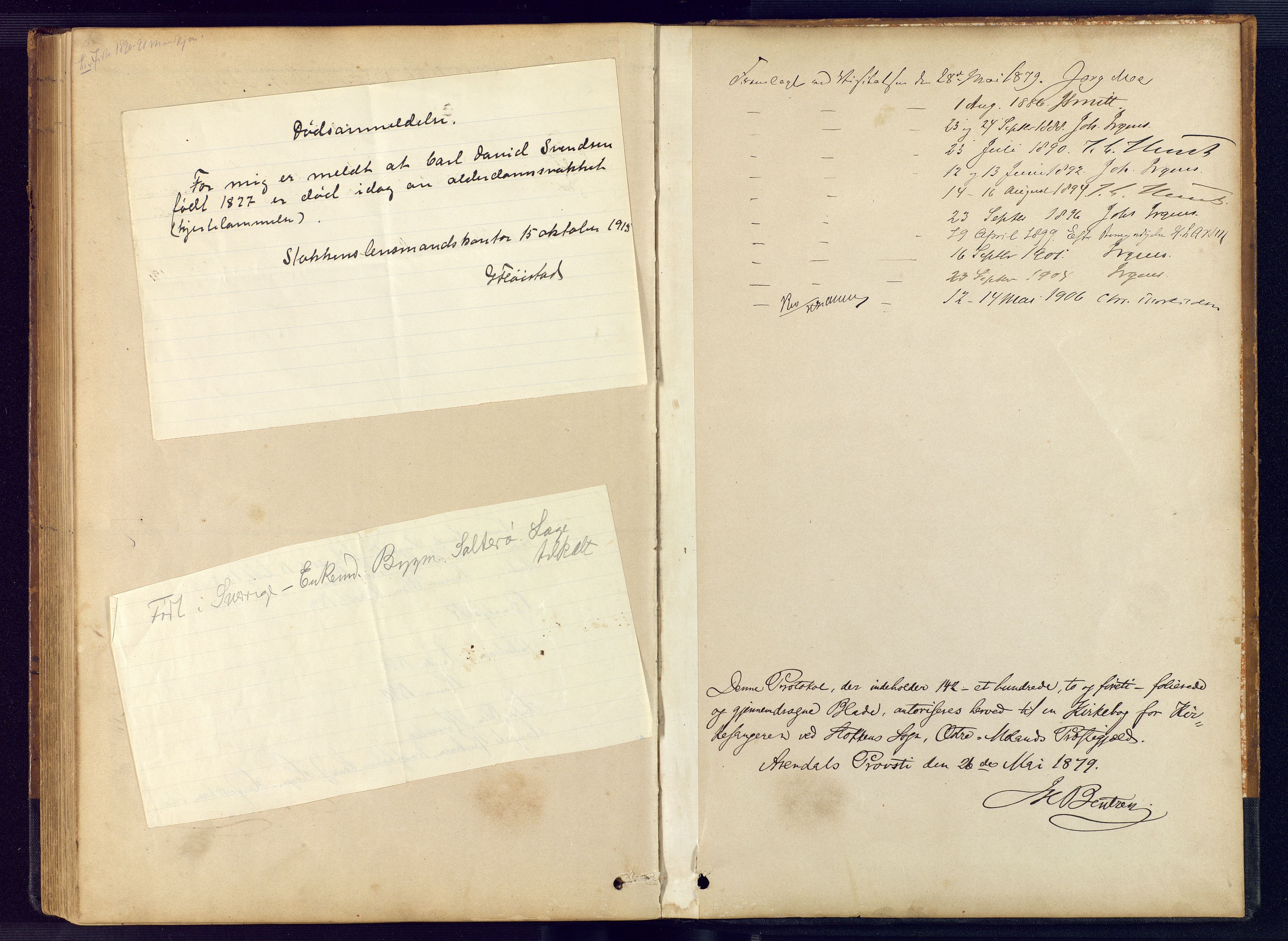 Austre Moland sokneprestkontor, SAK/1111-0001/F/Fb/Fbb/L0001: Parish register (copy) no. B 1, 1878-1904