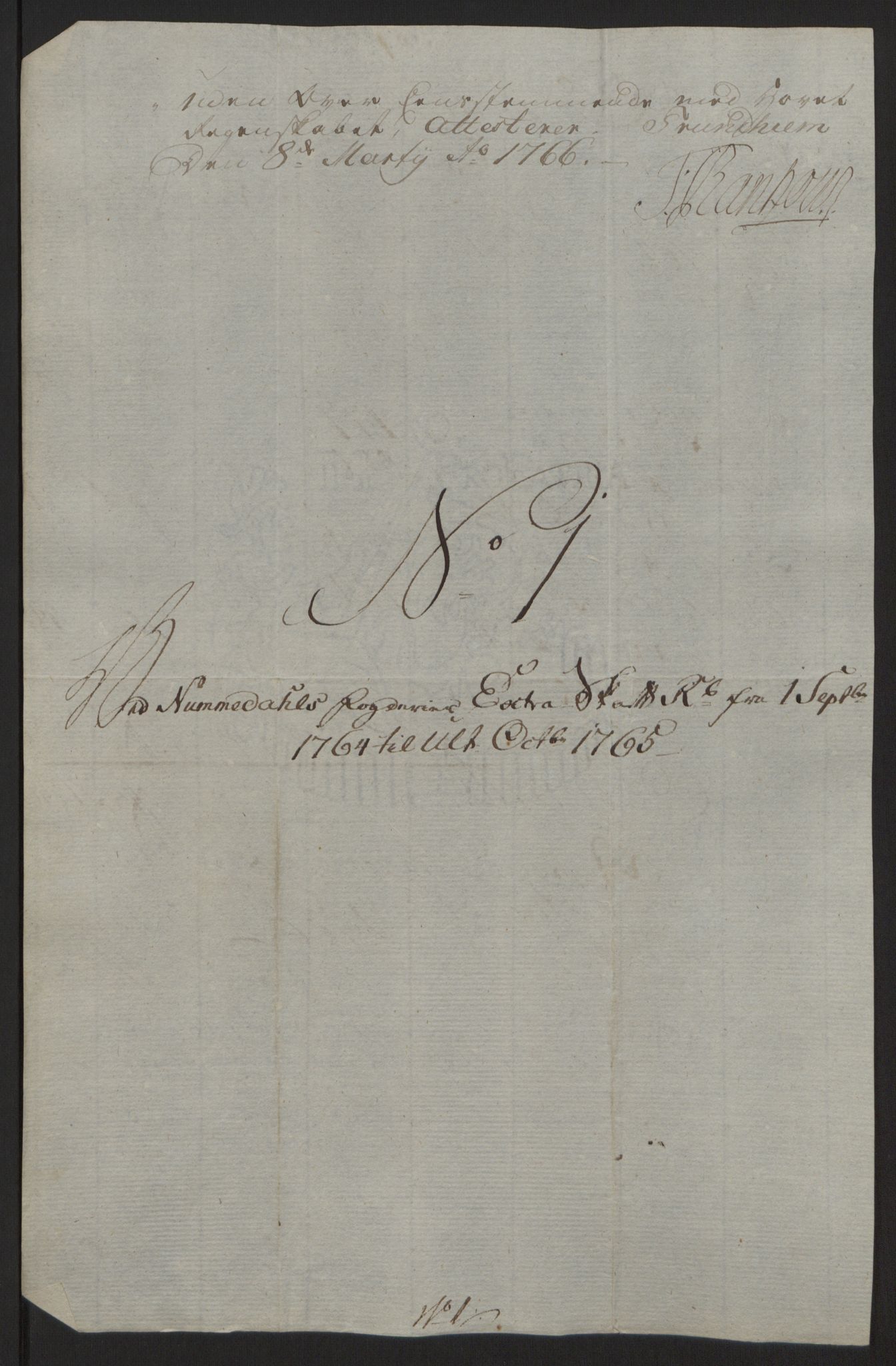 Rentekammeret inntil 1814, Reviderte regnskaper, Fogderegnskap, AV/RA-EA-4092/R64/L4502: Ekstraskatten Namdal, 1762-1772, p. 204