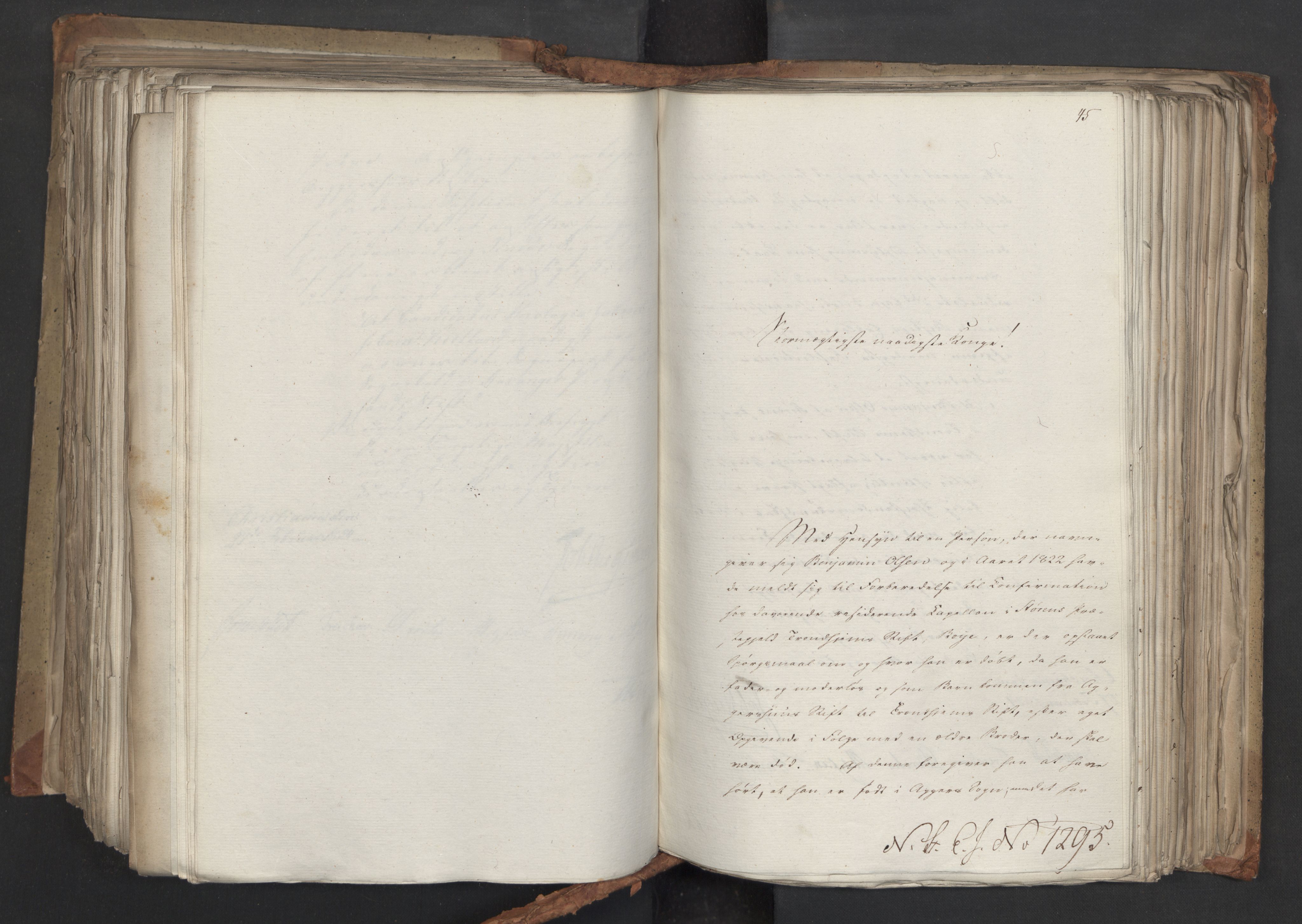 Statsrådsavdelingen i Stockholm, AV/RA-S-1003/D/Da/L0037: Regjeringsinnstillinger nr. 1115-1403, 1824, p. 495