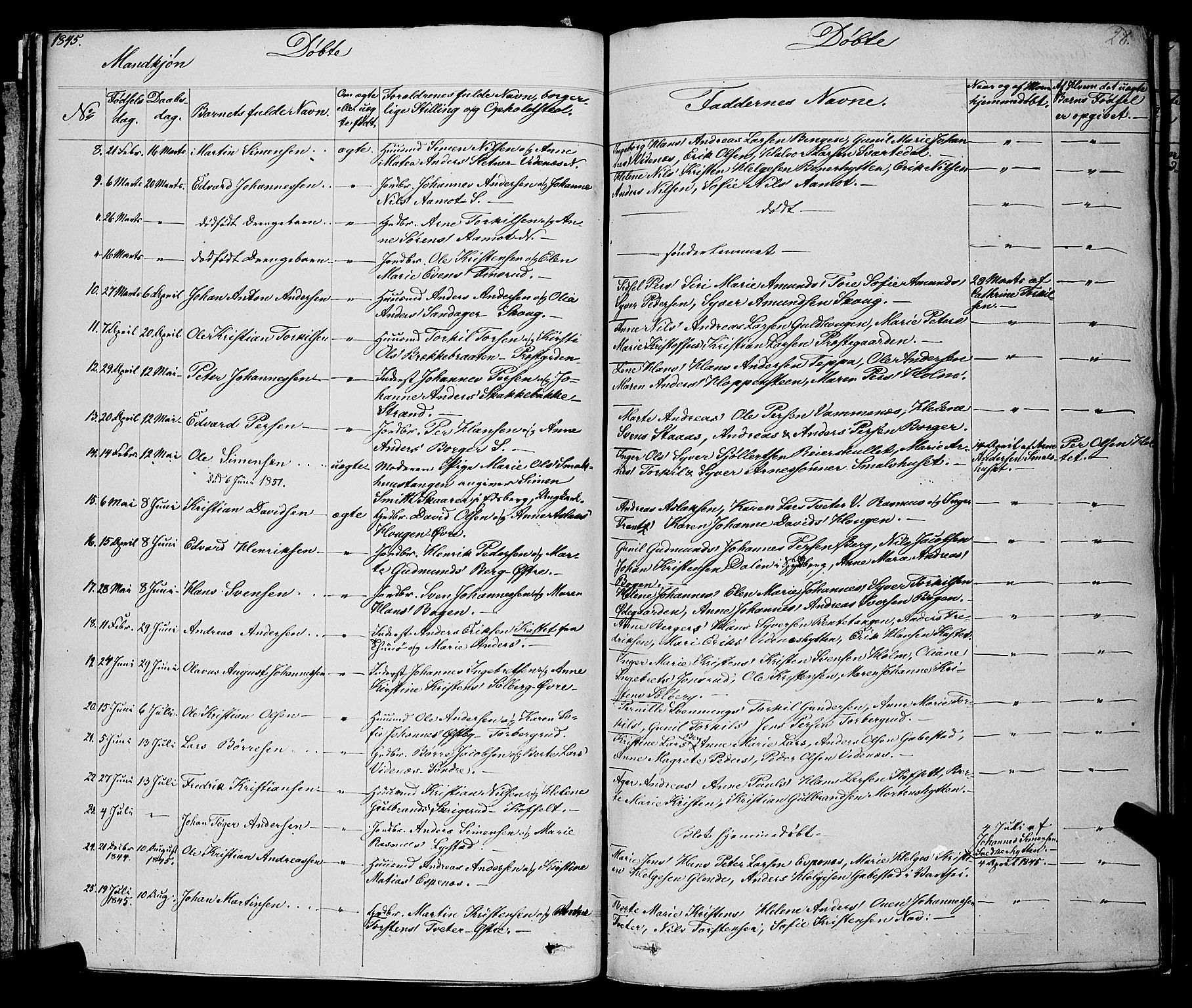 Skiptvet prestekontor Kirkebøker, AV/SAO-A-20009/F/Fa/L0006: Parish register (official) no. 6, 1839-1860, p. 28