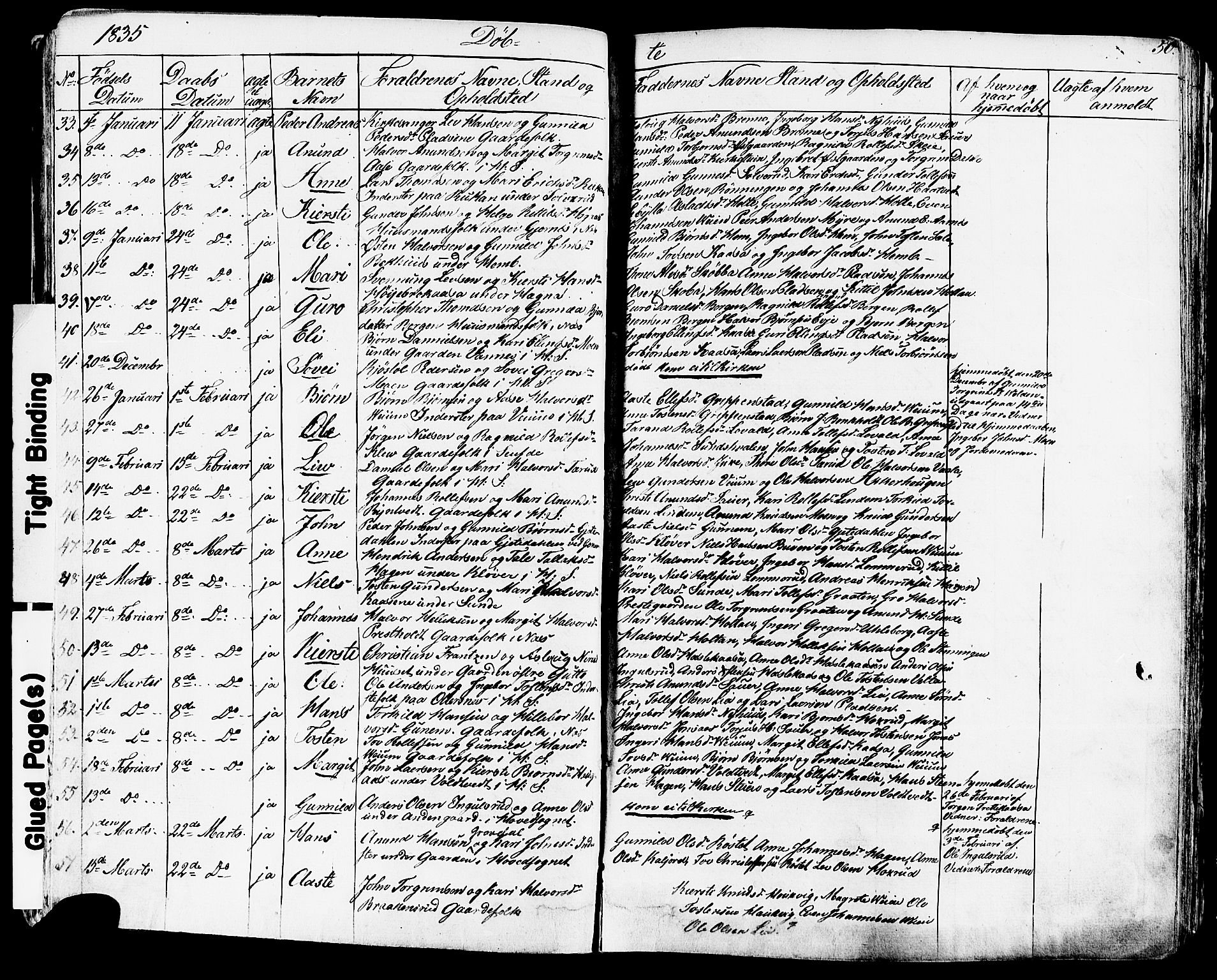 Sauherad kirkebøker, AV/SAKO-A-298/F/Fa/L0006: Parish register (official) no. I 6, 1827-1850, p. 50