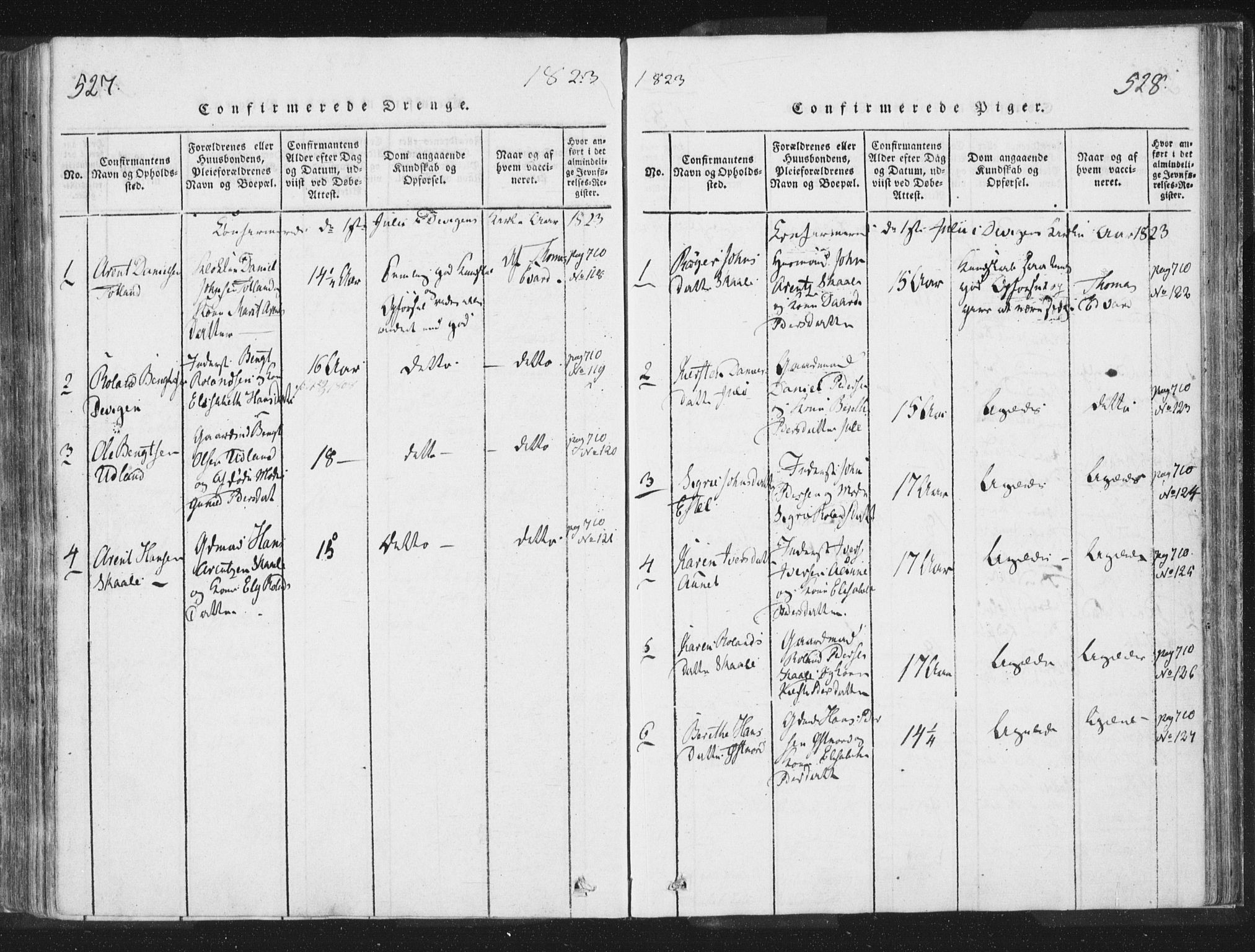 Ministerialprotokoller, klokkerbøker og fødselsregistre - Nord-Trøndelag, SAT/A-1458/755/L0491: Parish register (official) no. 755A01 /2, 1817-1864, p. 527-528