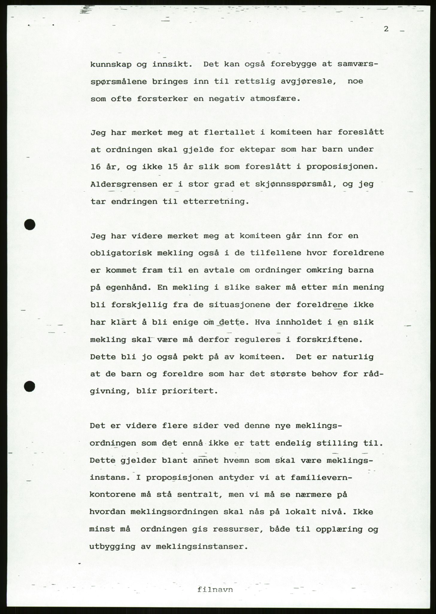 Det Norske Forbundet av 1948/Landsforeningen for Lesbisk og Homofil Frigjøring, AV/RA-PA-1216/D/Da/L0001: Partnerskapsloven, 1990-1993, p. 263