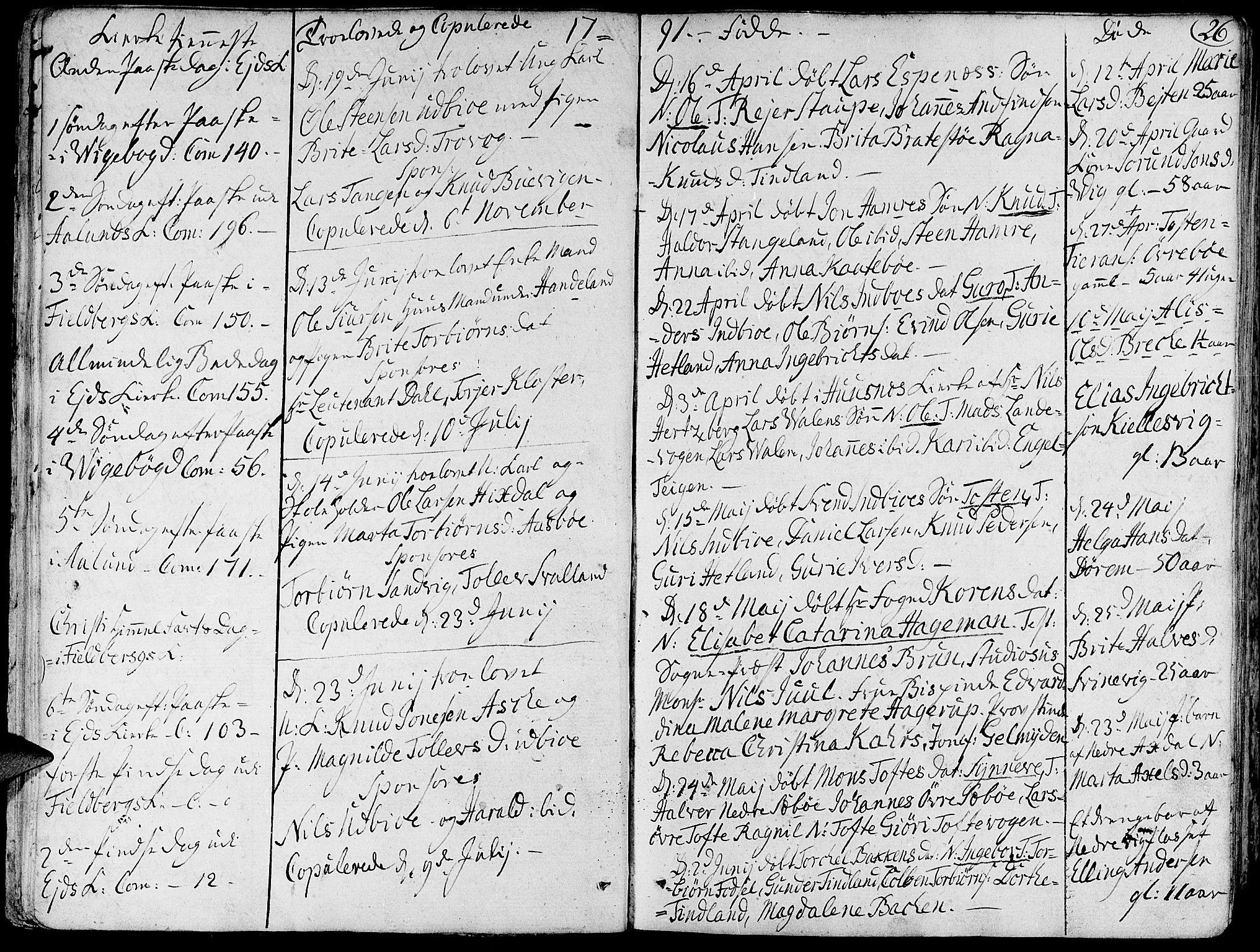 Fjelberg sokneprestembete, SAB/A-75201/H/Haa: Parish register (official) no. A 3, 1788-1815, p. 26