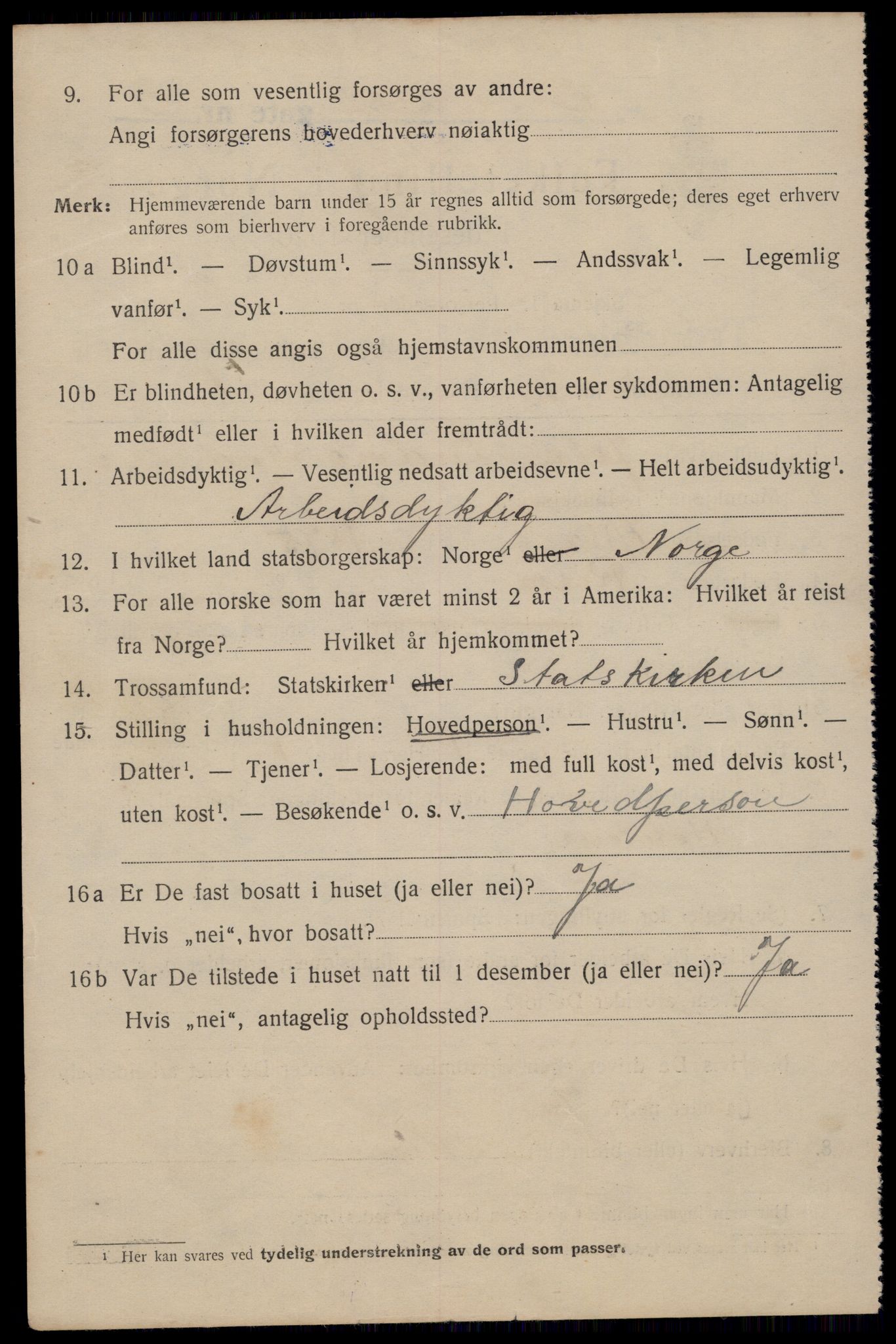 SAT, 1920 census for Trondheim, 1920, p. 55395