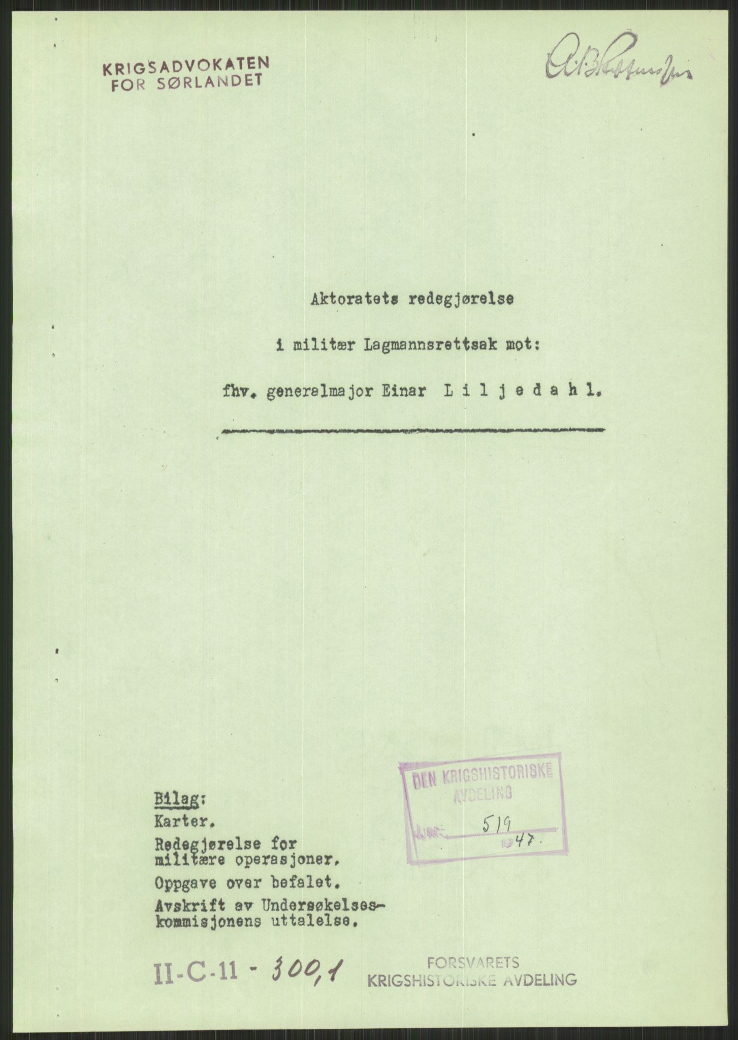 Forsvaret, Forsvarets krigshistoriske avdeling, AV/RA-RAFA-2017/Y/Yb/L0086: II-C-11-300  -  3. Divisjon., 1946-1955, p. 35