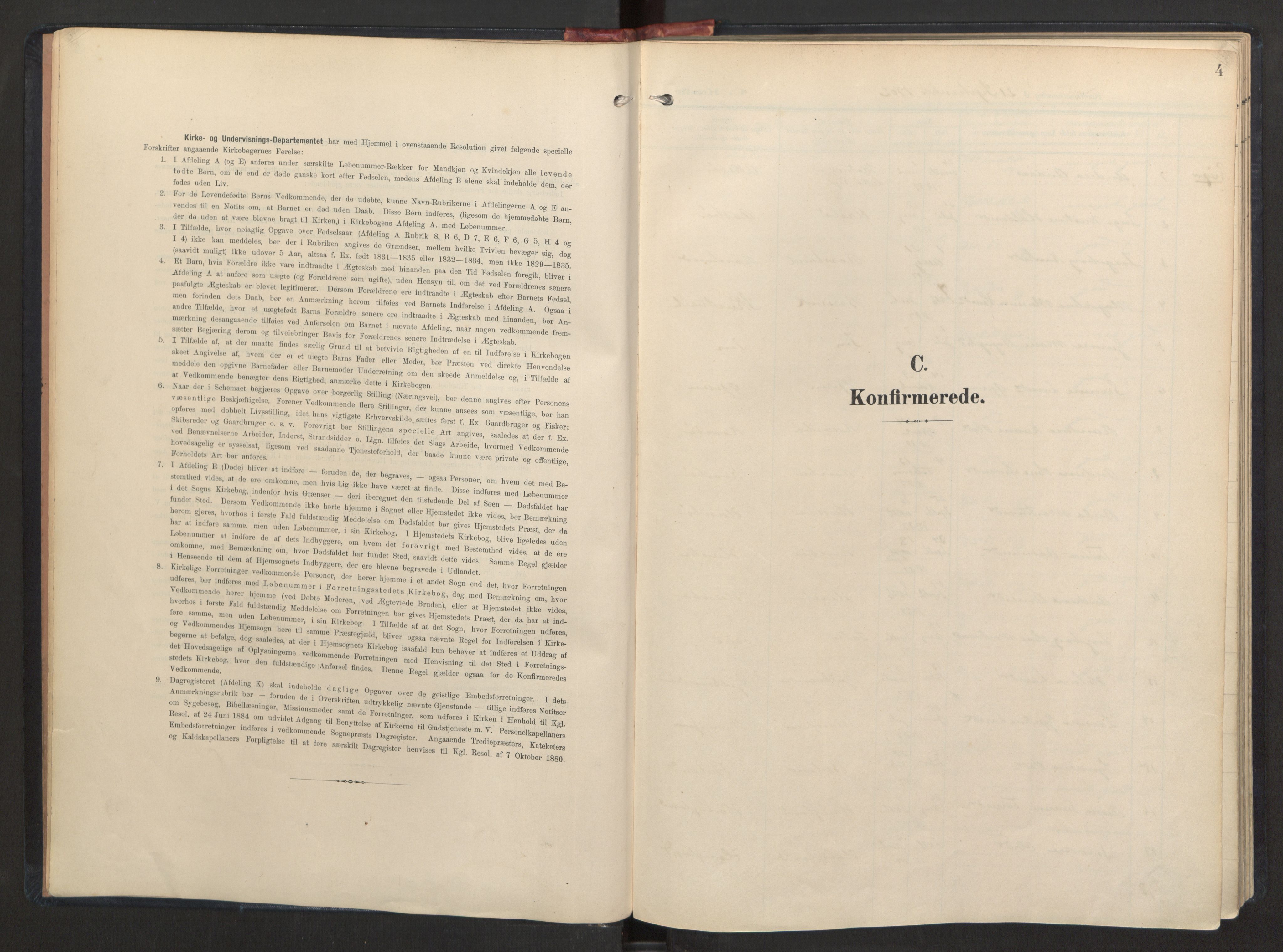 Herdla Sokneprestembete, SAB/A-75701/H/Haa: Parish register (official) no. A 7, 1902-1923, p. 4
