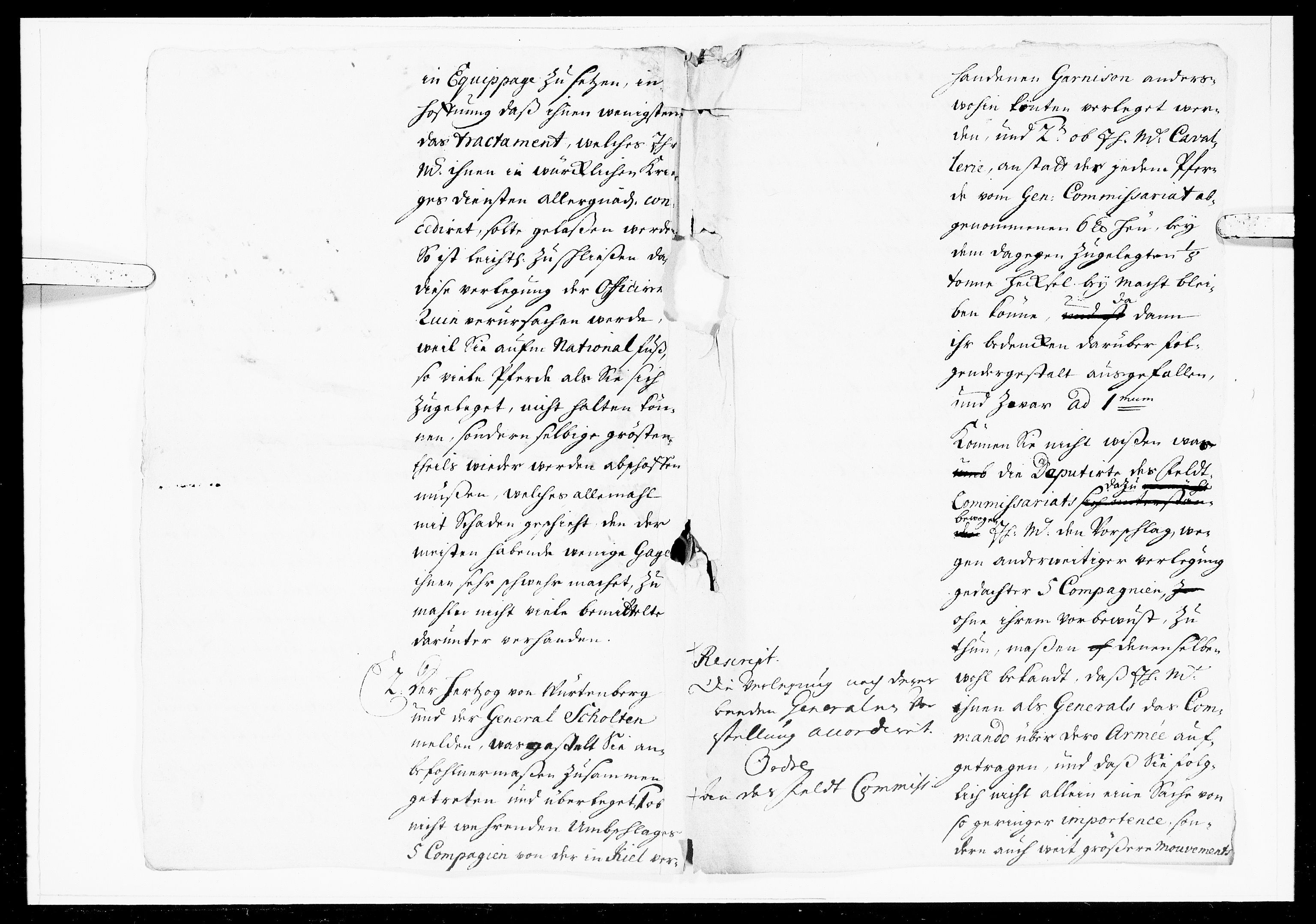 Krigskollegiet, Krigskancelliet, DRA/A-0006/-/1003-1013: Refererede sager, 1714, p. 12