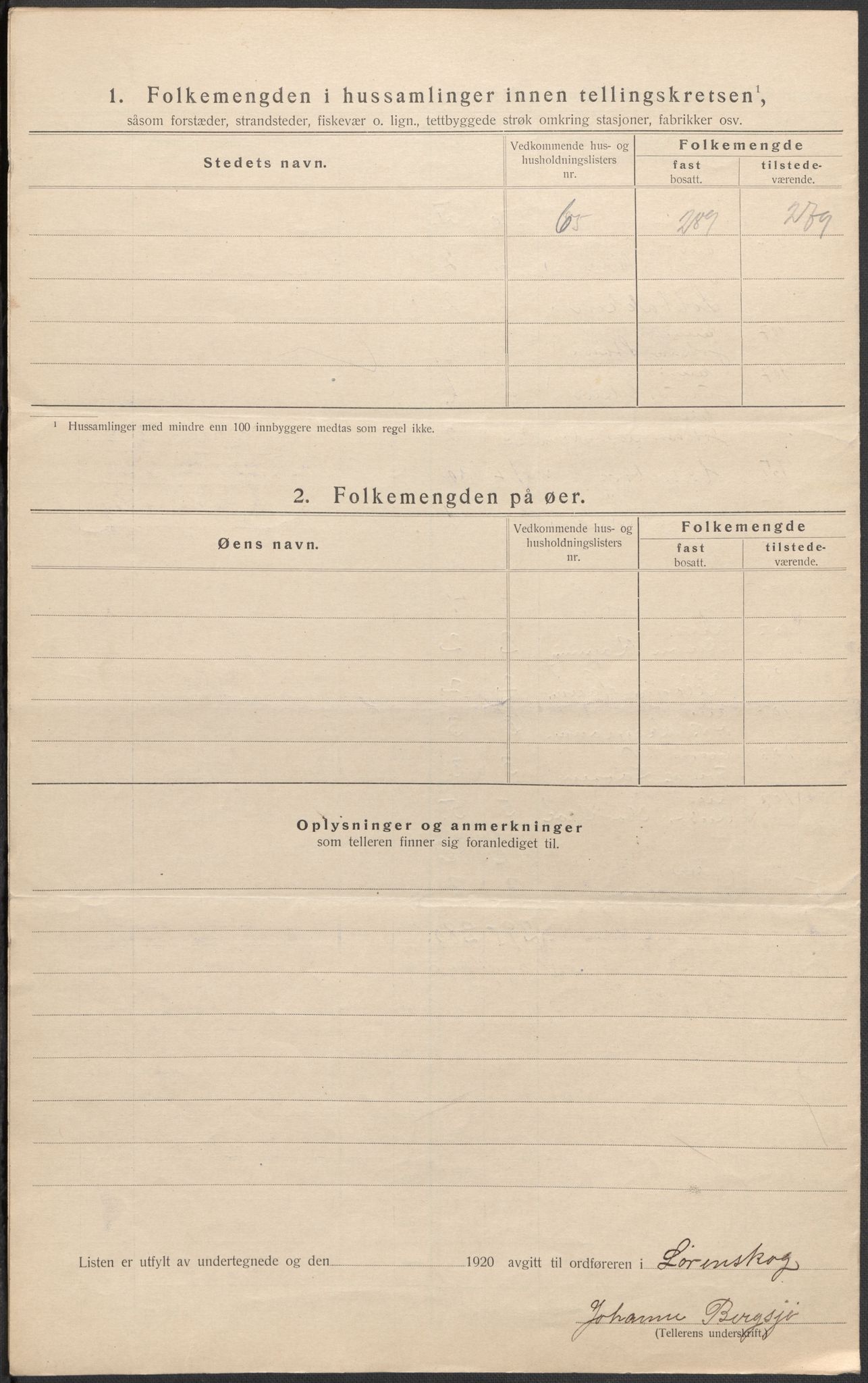 SAO, 1920 census for Lørenskog, 1920, p. 10