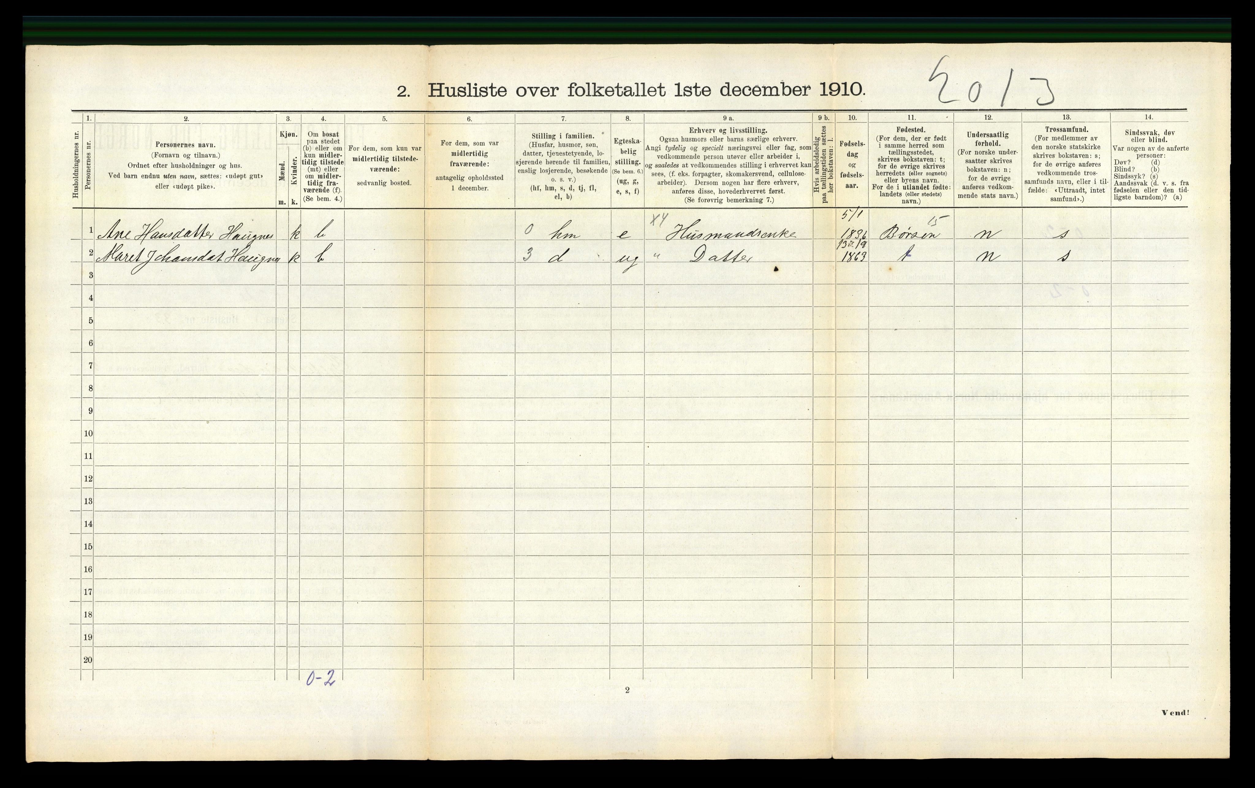 RA, 1910 census for Geitastrand, 1910, p. 177