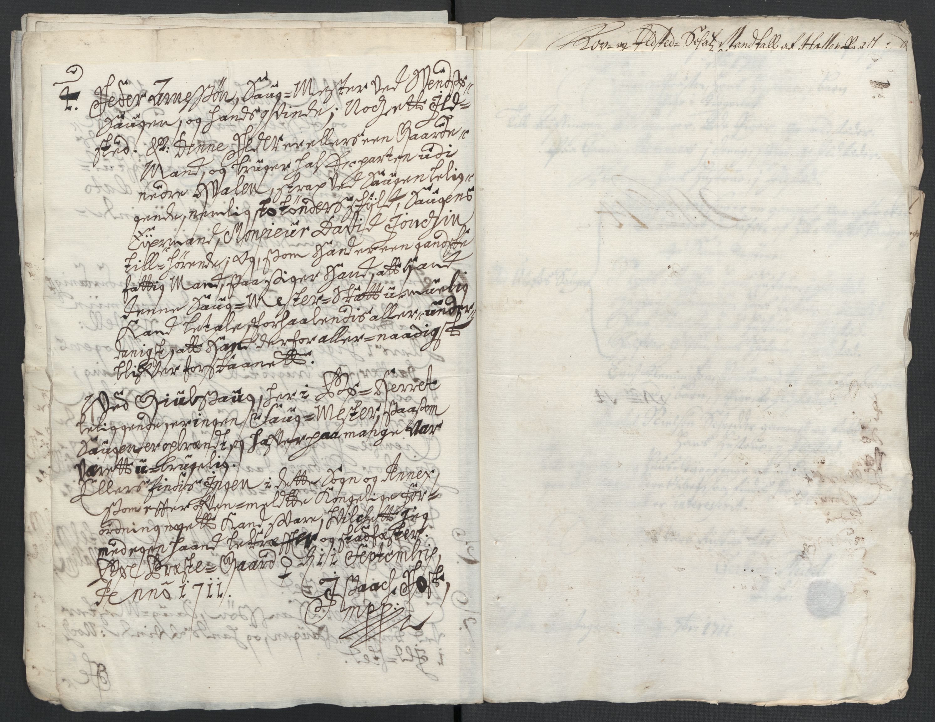 Rentekammeret inntil 1814, Reviderte regnskaper, Fogderegnskap, AV/RA-EA-4092/R36/L2120: Fogderegnskap Øvre og Nedre Telemark og Bamble, 1711, p. 120