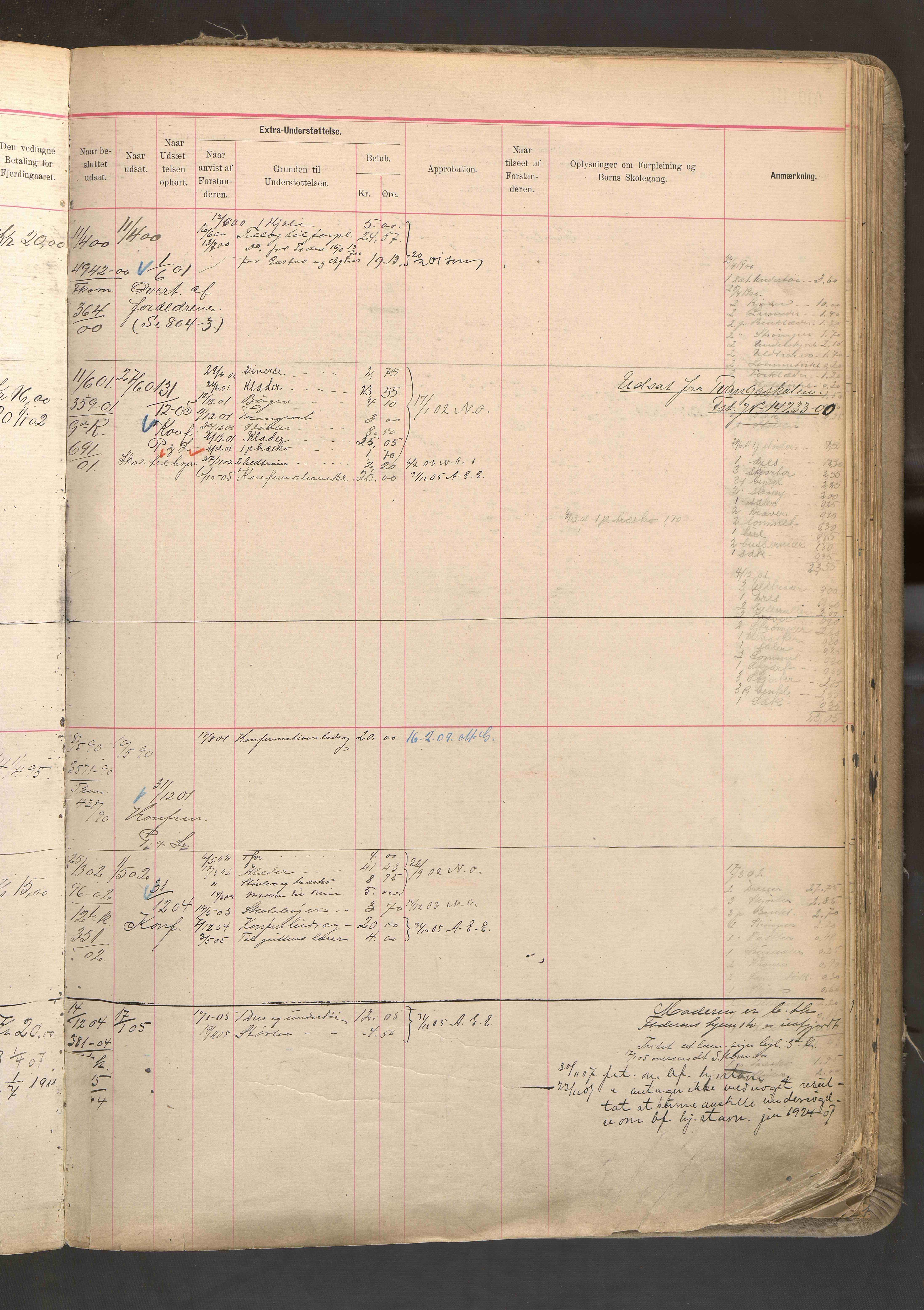 Fattigvesenet, OBA/A-20045/H/Hd/L0006: Manntallsprotokoll. Mnr. 501-1000, 1897-1910, p. 356