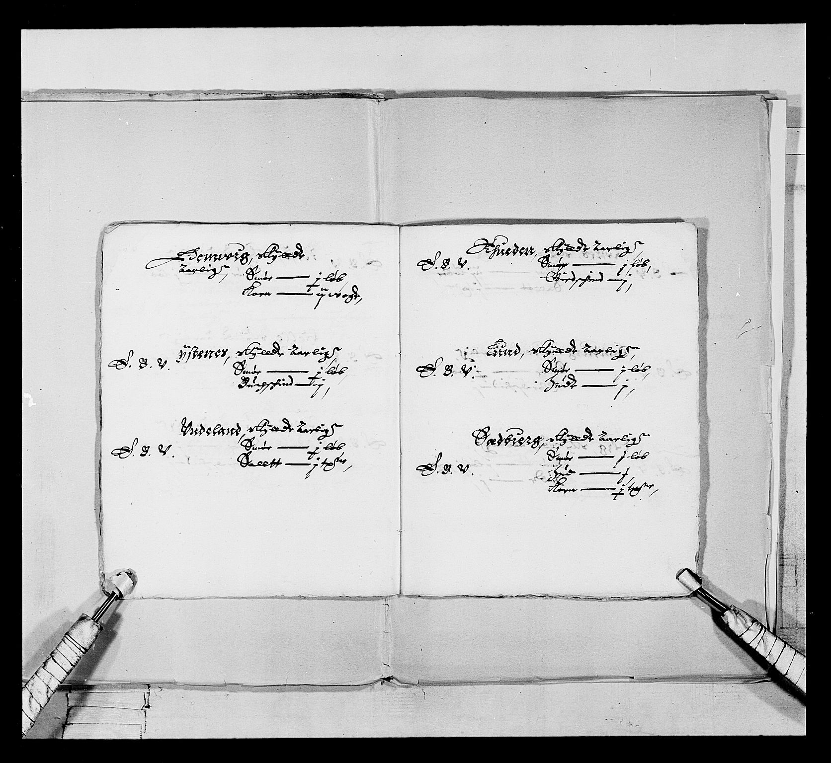 Stattholderembetet 1572-1771, AV/RA-EA-2870/Ek/L0017/0001: Jordebøker 1633-1658: / Adelsjordebøker, 1633-1639, p. 258