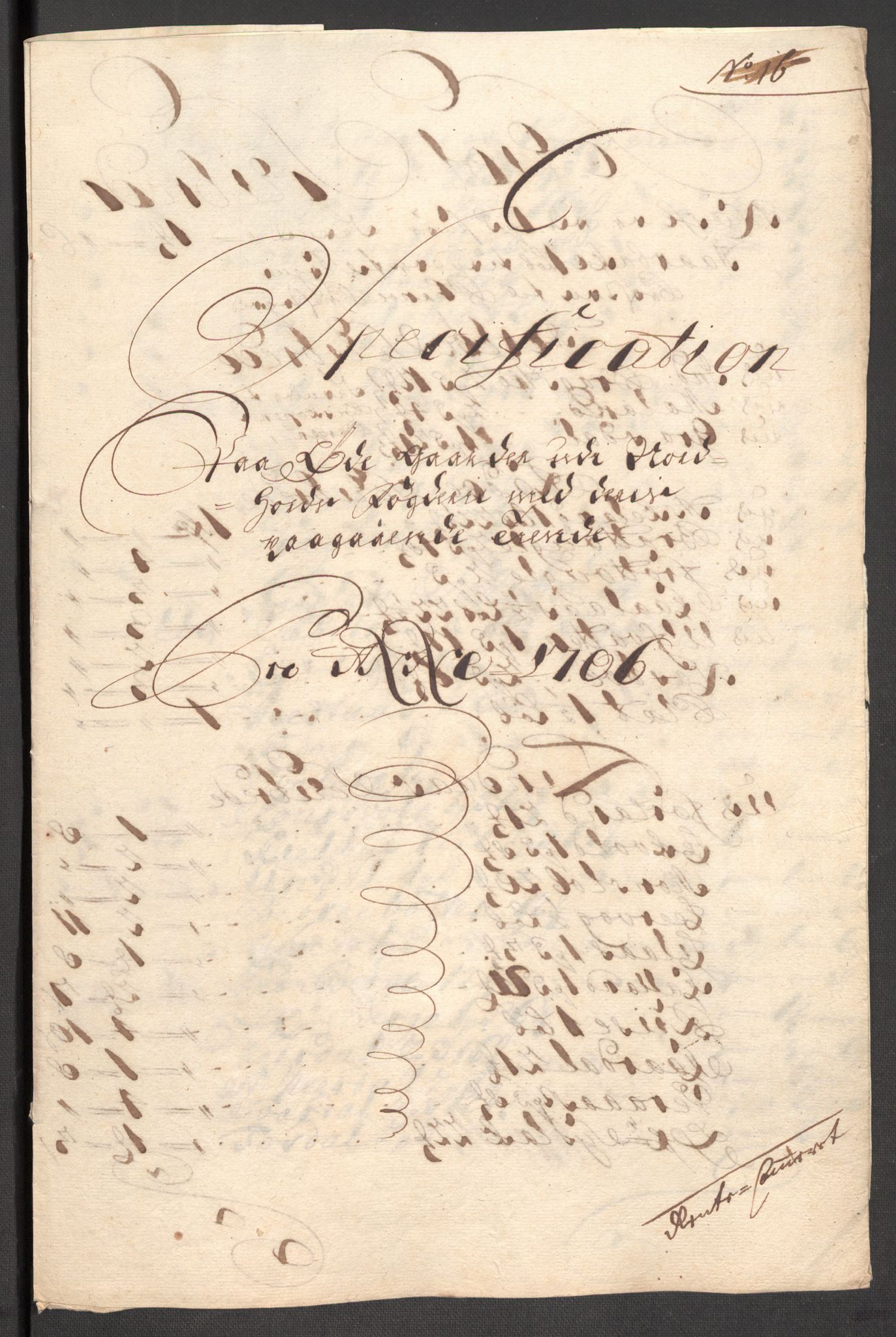 Rentekammeret inntil 1814, Reviderte regnskaper, Fogderegnskap, RA/EA-4092/R51/L3188: Fogderegnskap Nordhordland og Voss, 1706-1707, p. 51