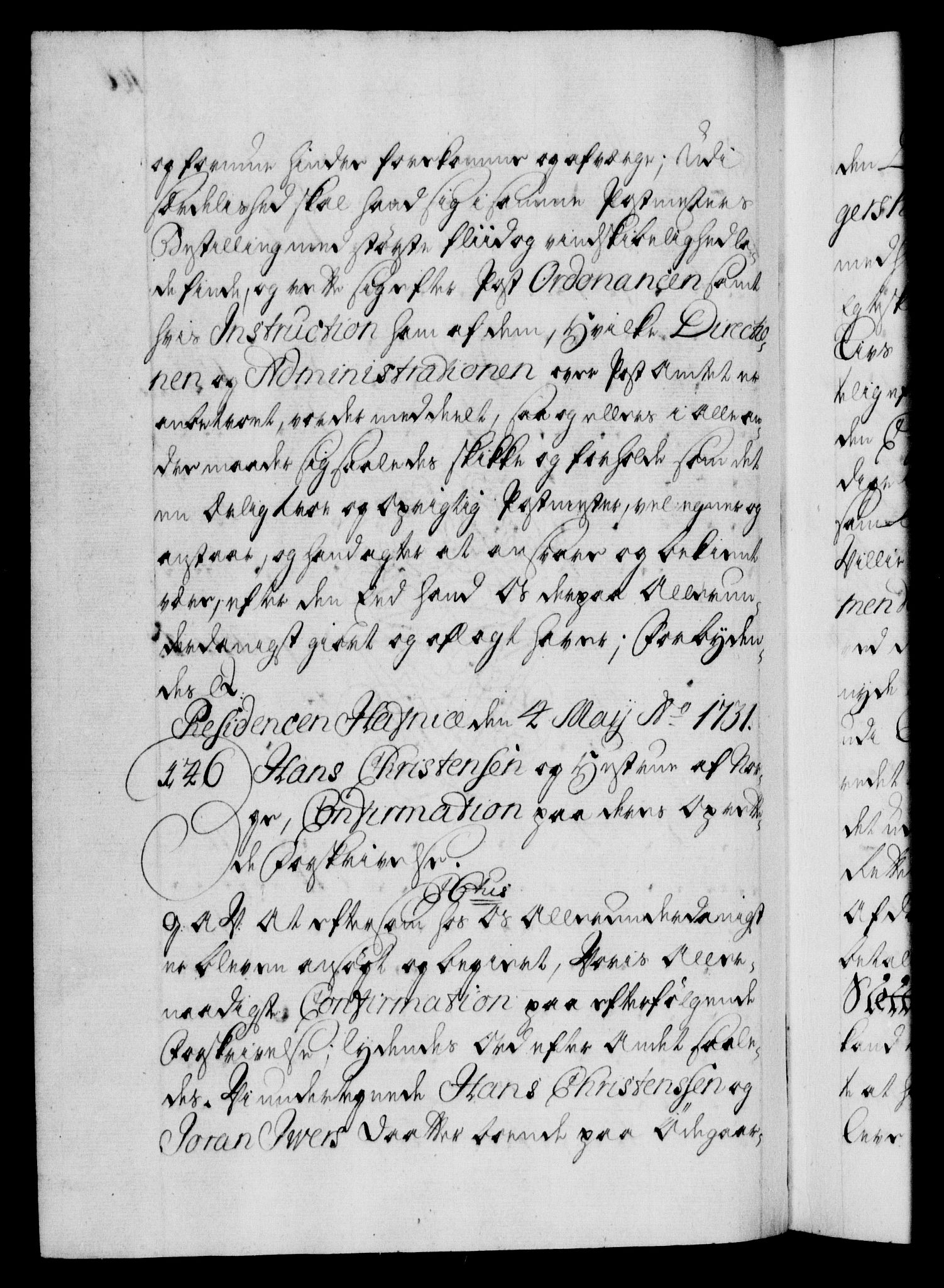 Danske Kanselli 1572-1799, AV/RA-EA-3023/F/Fc/Fca/Fcaa/L0027: Norske registre, 1730-1732, p. 166b