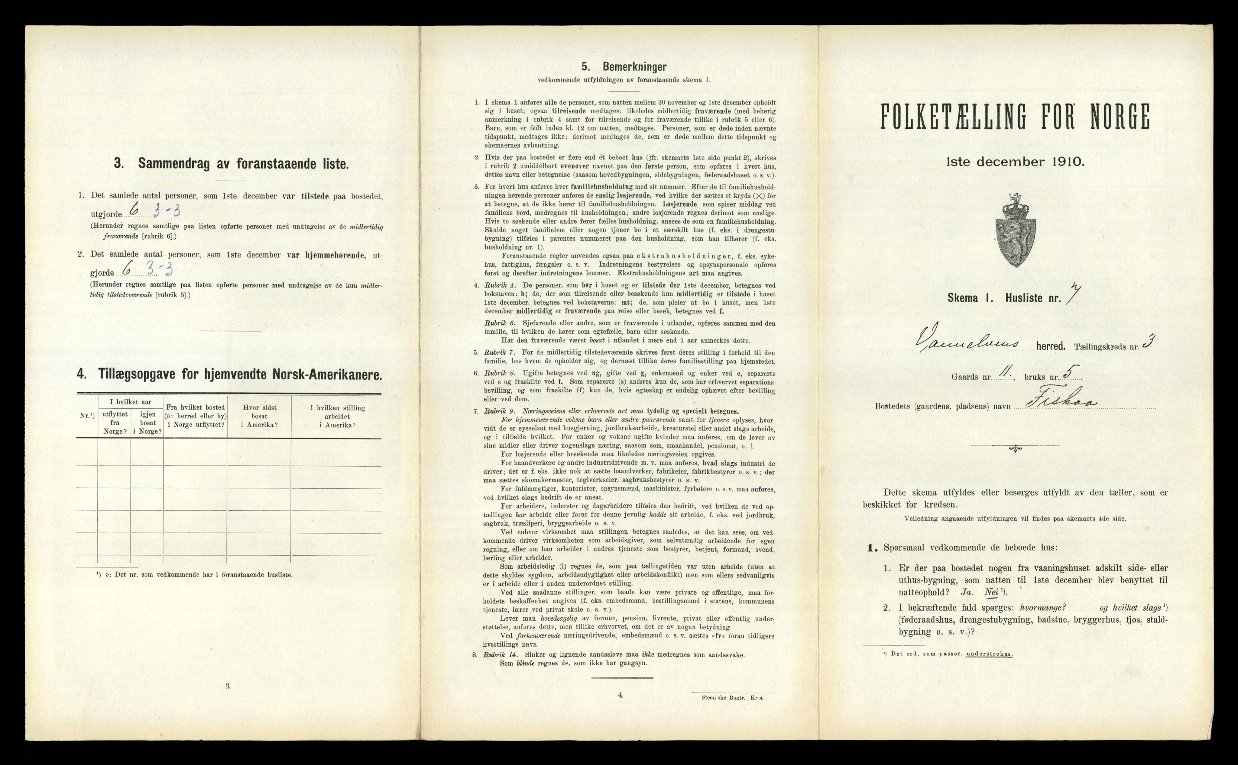 RA, 1910 census for Vanylven, 1910, p. 201