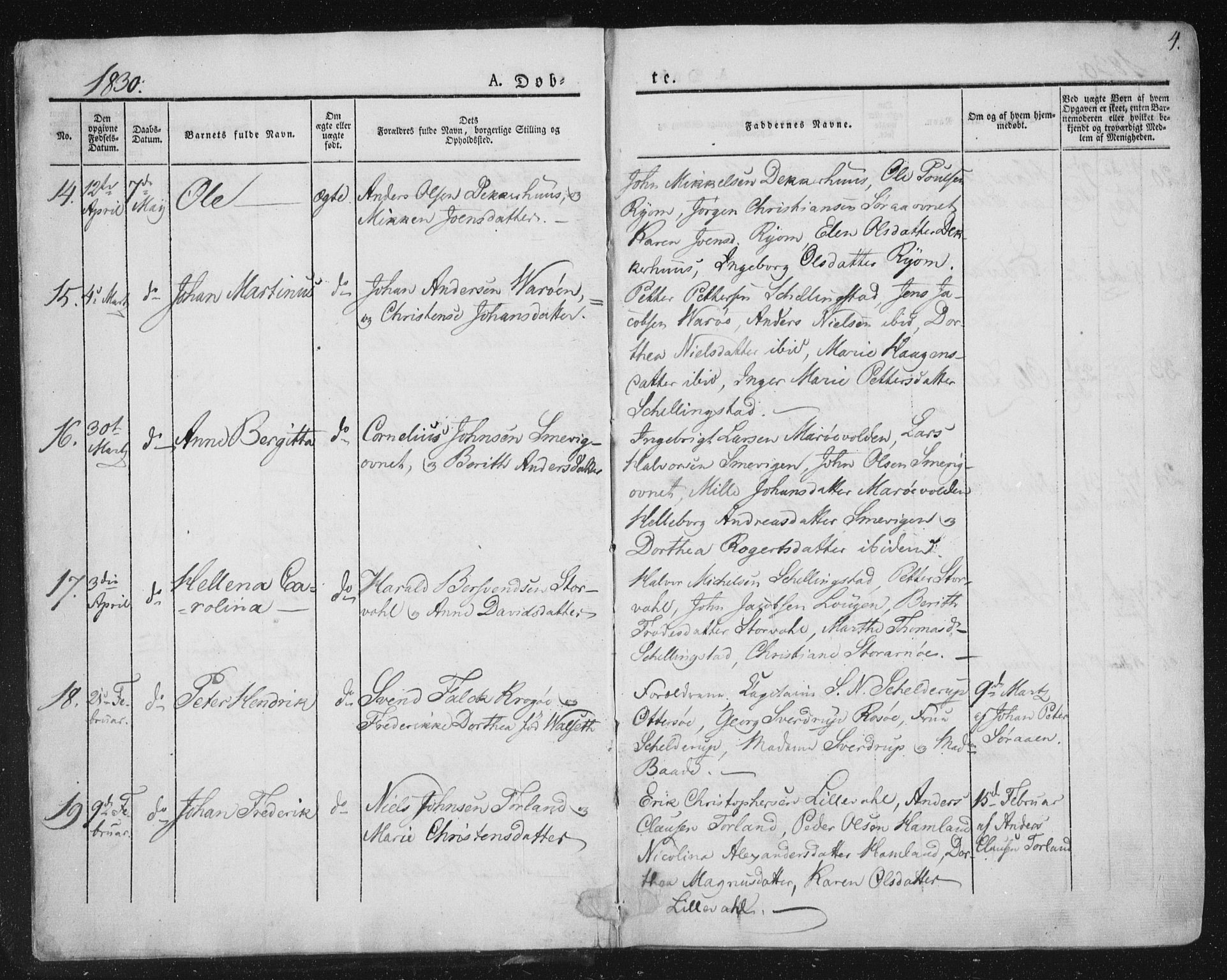 Ministerialprotokoller, klokkerbøker og fødselsregistre - Nord-Trøndelag, AV/SAT-A-1458/784/L0669: Parish register (official) no. 784A04, 1829-1859, p. 4