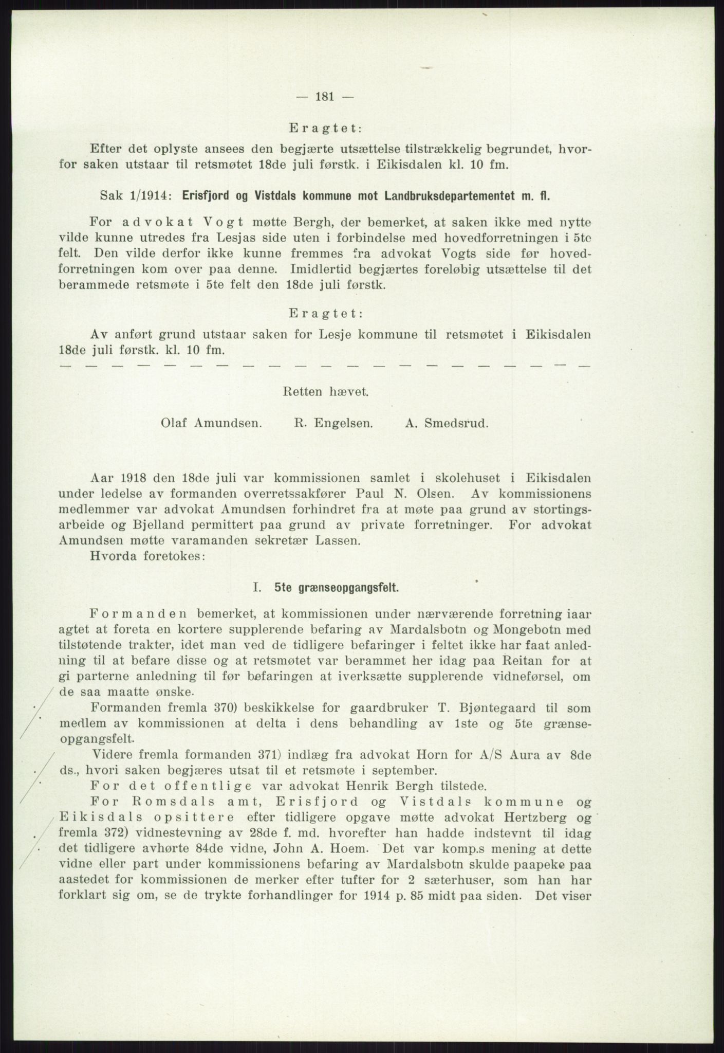 Høyfjellskommisjonen, AV/RA-S-1546/X/Xa/L0001: Nr. 1-33, 1909-1953, p. 2122