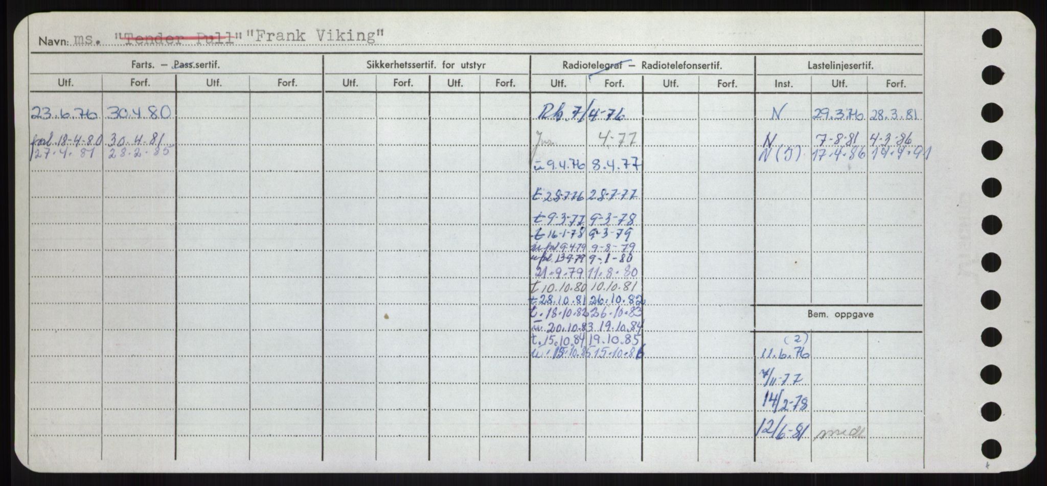 Sjøfartsdirektoratet med forløpere, Skipsmålingen, AV/RA-S-1627/H/Hd/L0011: Fartøy, Fla-Får, p. 324