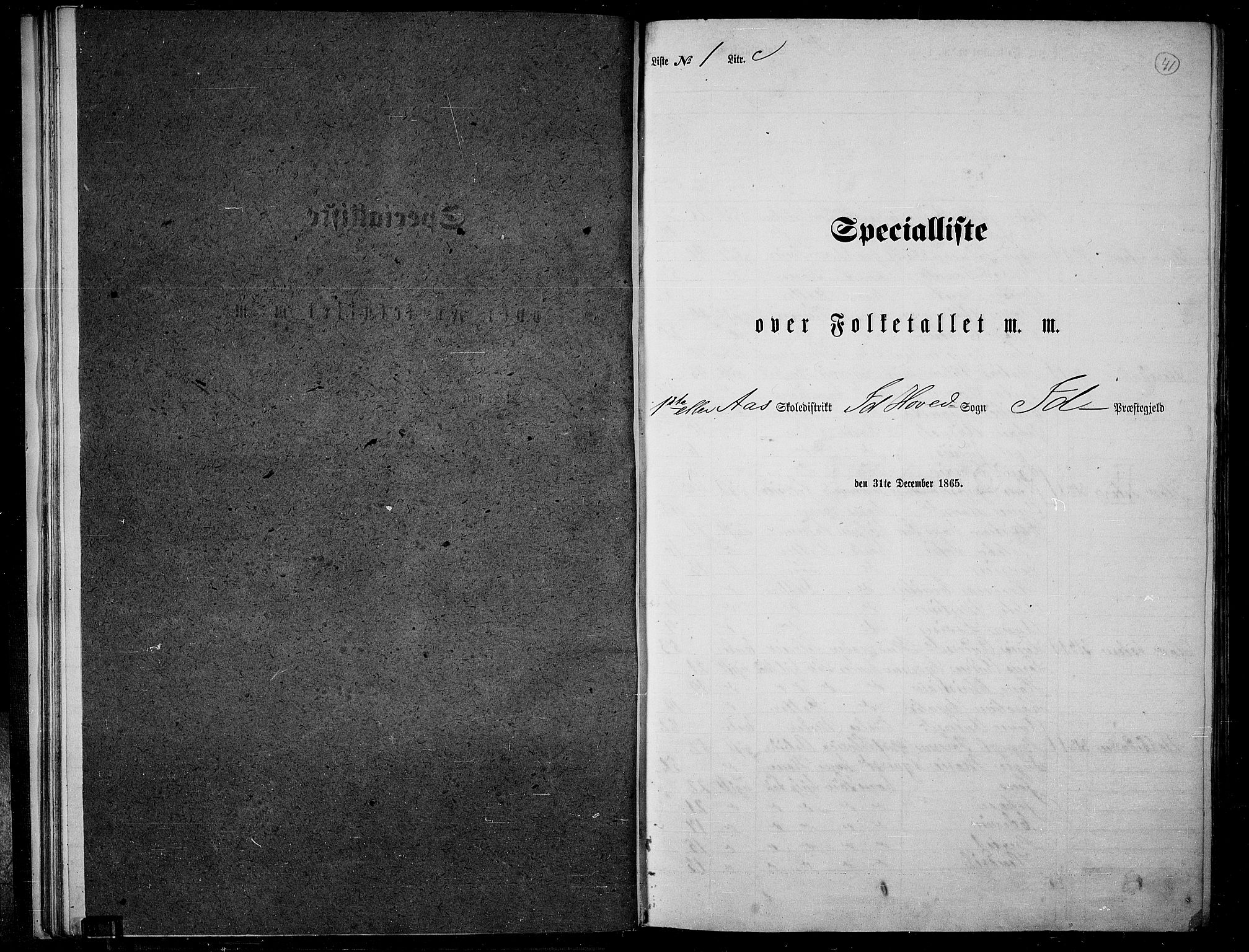 RA, 1865 census for Idd, 1865, p. 39