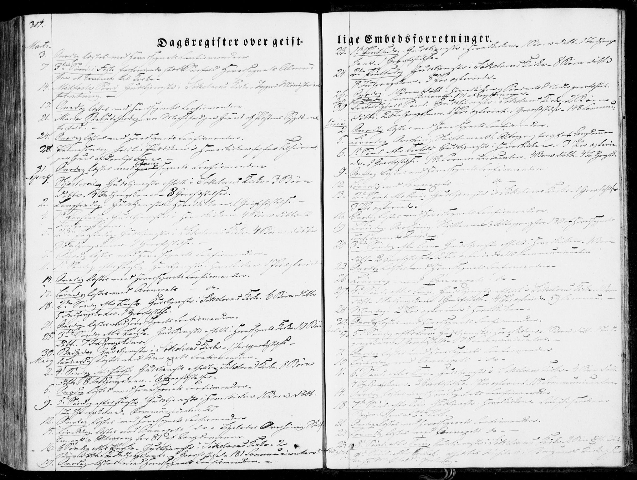 Ministerialprotokoller, klokkerbøker og fødselsregistre - Møre og Romsdal, AV/SAT-A-1454/522/L0313: Parish register (official) no. 522A08, 1852-1862, p. 307