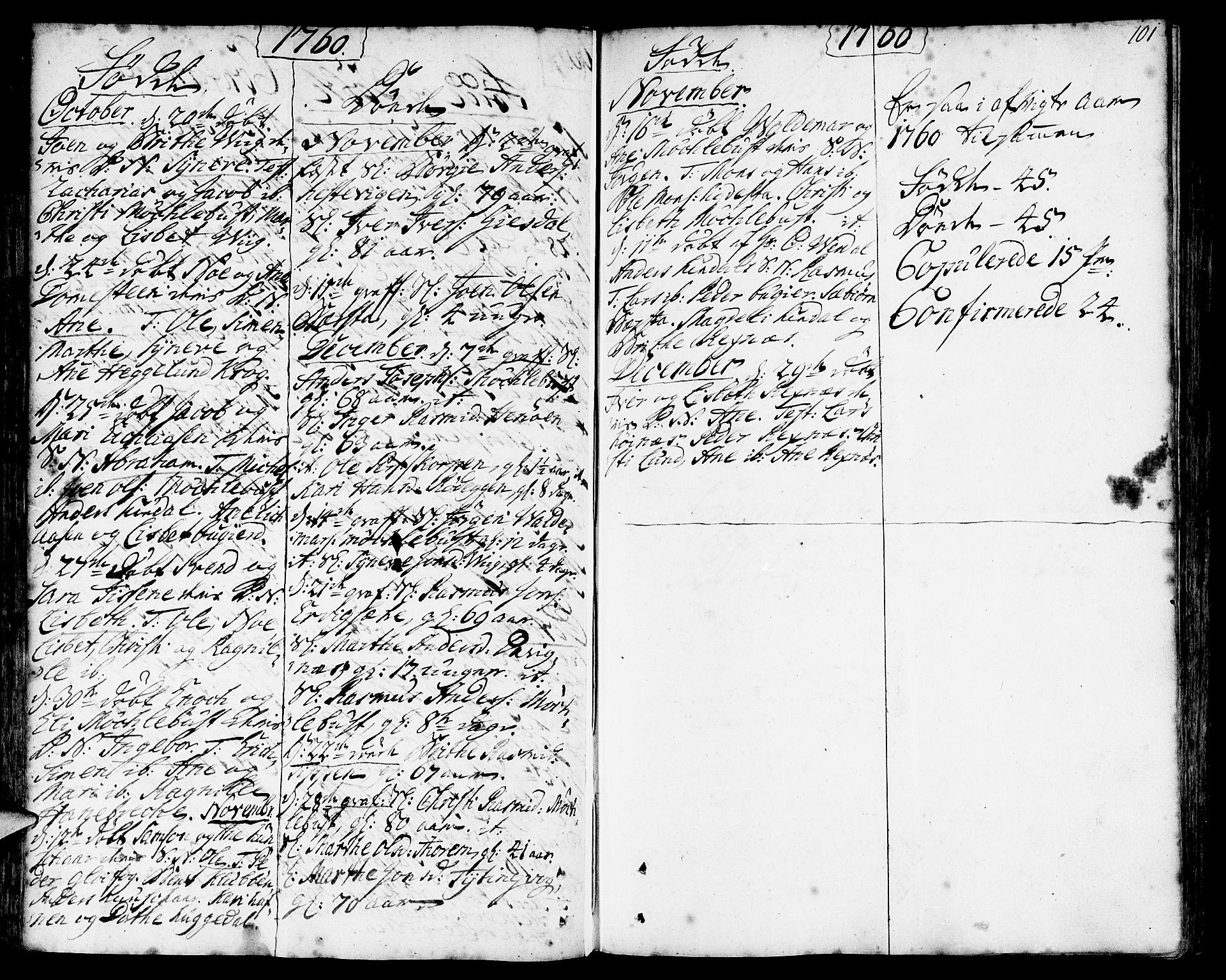 Davik sokneprestembete, AV/SAB-A-79701/H/Haa/Haaa/L0002: Parish register (official) no. A 2, 1742-1816, p. 101