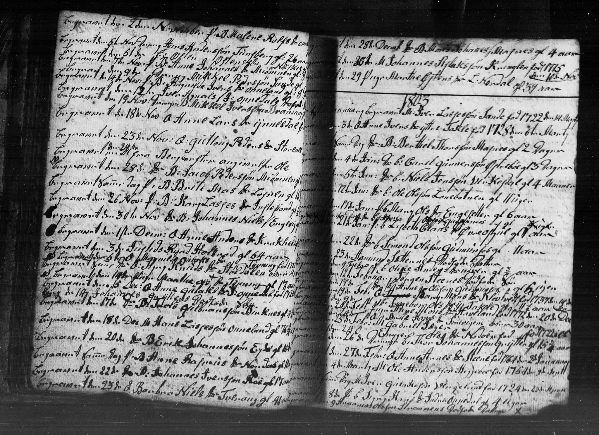 Gulen sokneprestembete, AV/SAB-A-80201/H/Hab: Parish register (copy) no. A 2, 1791-1814