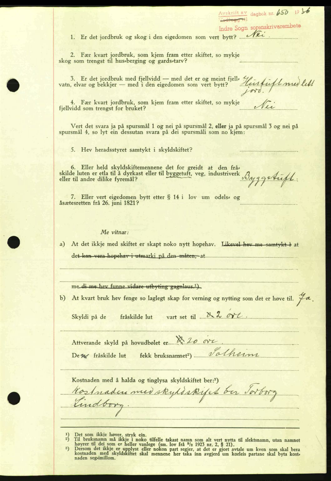 Indre Sogn tingrett, AV/SAB-A-3301/1/G/Gb/Gba/L0030: Mortgage book no. 30, 1935-1937, Deed date: 17.08.1936