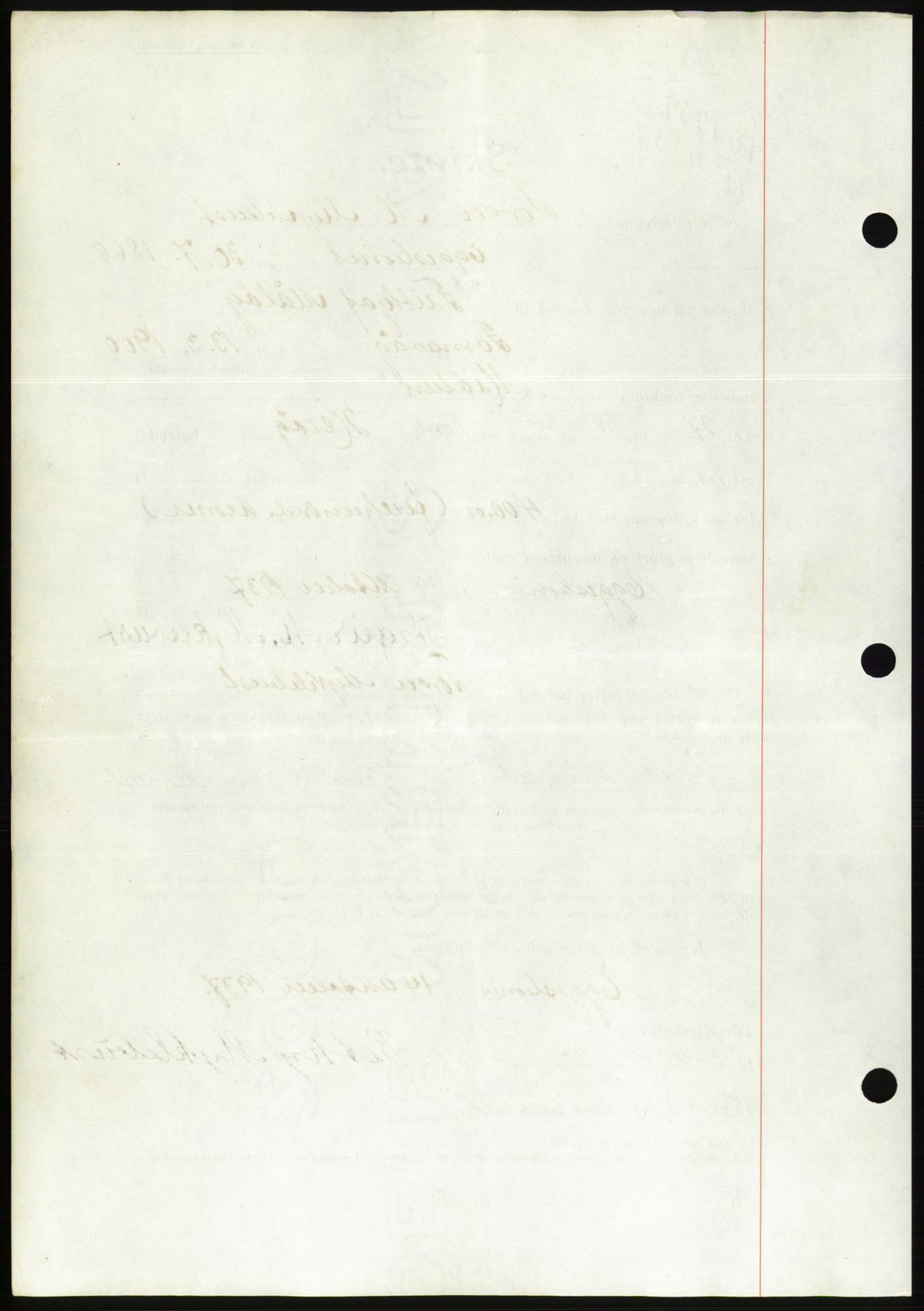 Søre Sunnmøre sorenskriveri, AV/SAT-A-4122/1/2/2C/L0064: Mortgage book no. 58, 1937-1938, Diary no: : 1739/1937