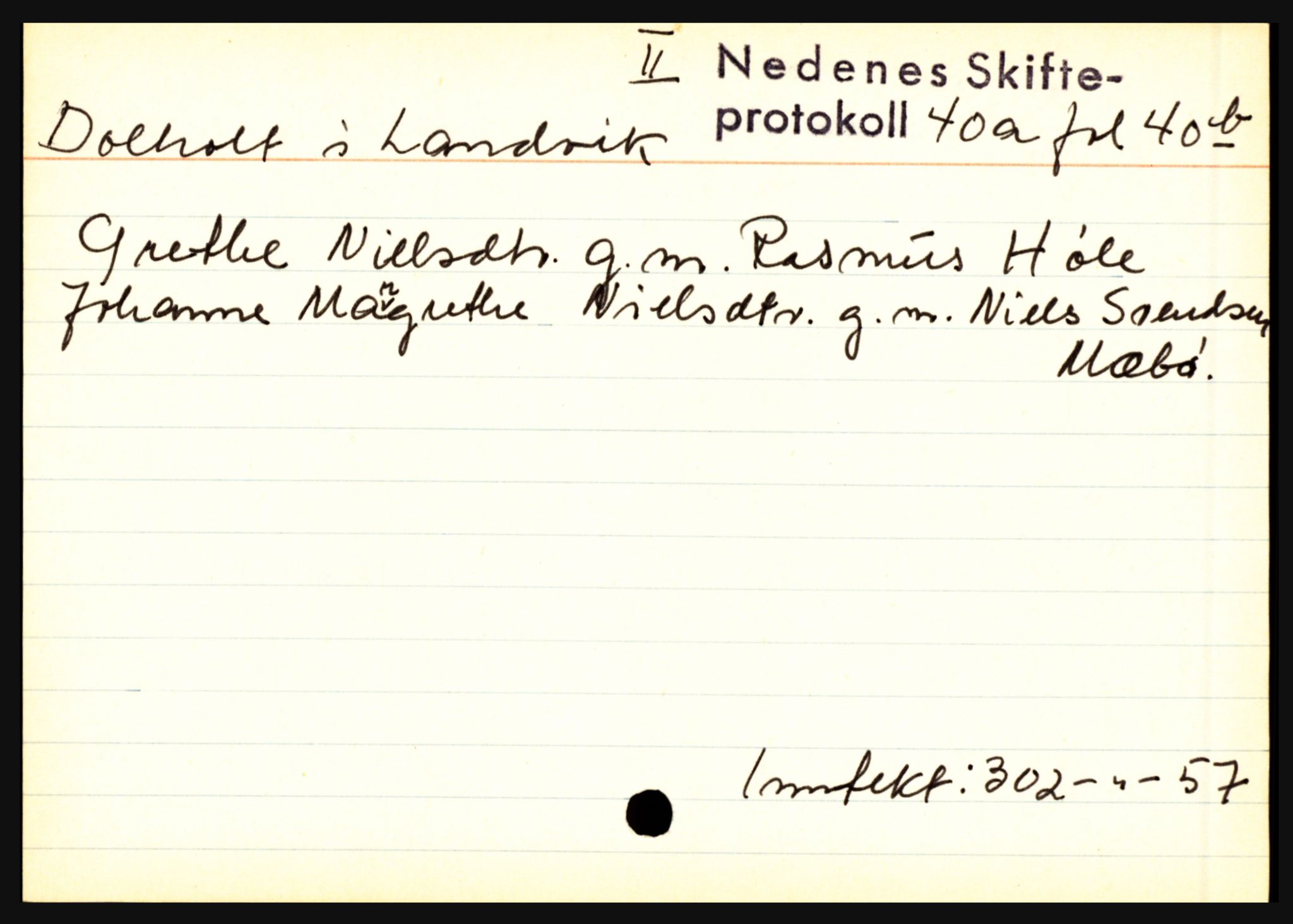 Nedenes sorenskriveri før 1824, AV/SAK-1221-0007/H, p. 5401