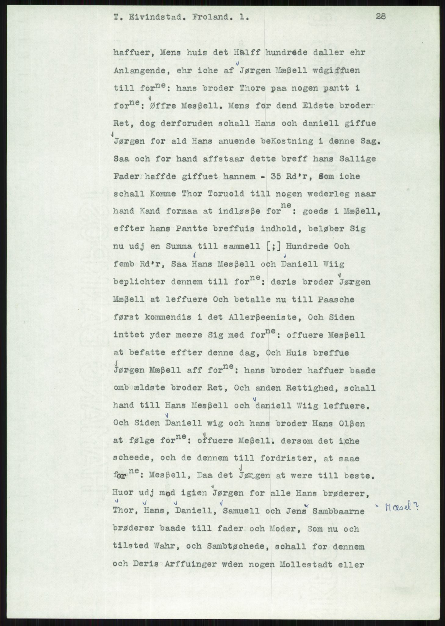 Samlinger til kildeutgivelse, Diplomavskriftsamlingen, AV/RA-EA-4053/H/Ha, p. 1740