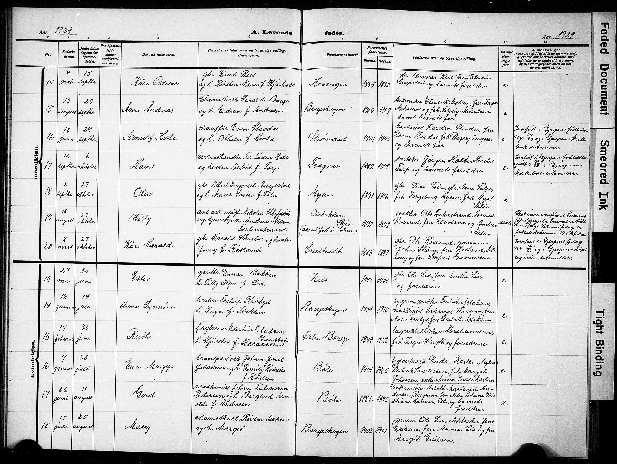 Gjerpen kirkebøker, AV/SAKO-A-265/G/Gb/L0001: Parish register (copy) no. II 1, 1920-1929