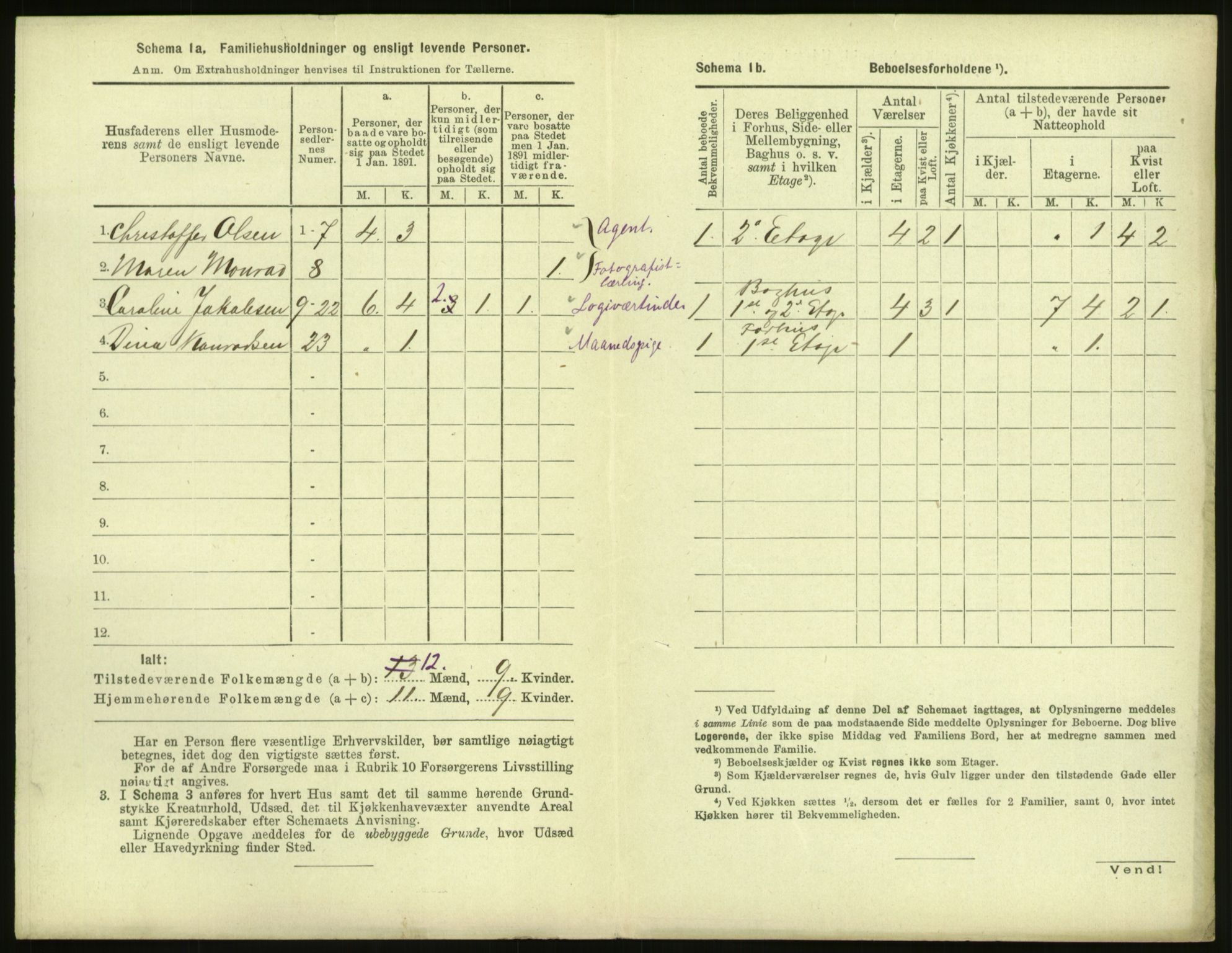 RA, 1891 census for 1601 Trondheim, 1891, p. 263