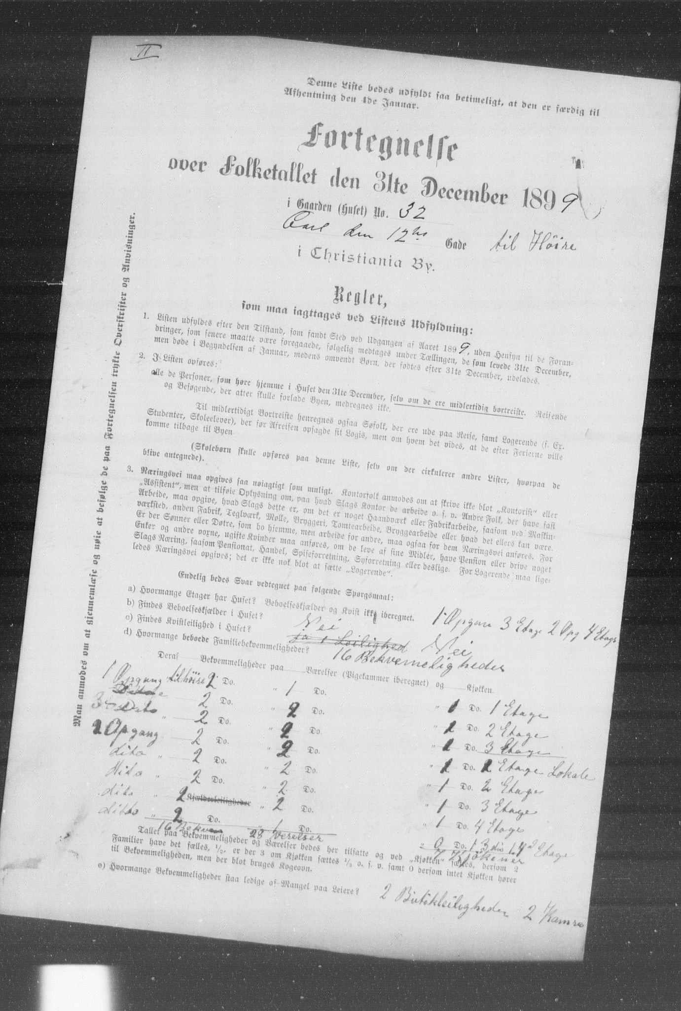 OBA, Municipal Census 1899 for Kristiania, 1899, p. 6450