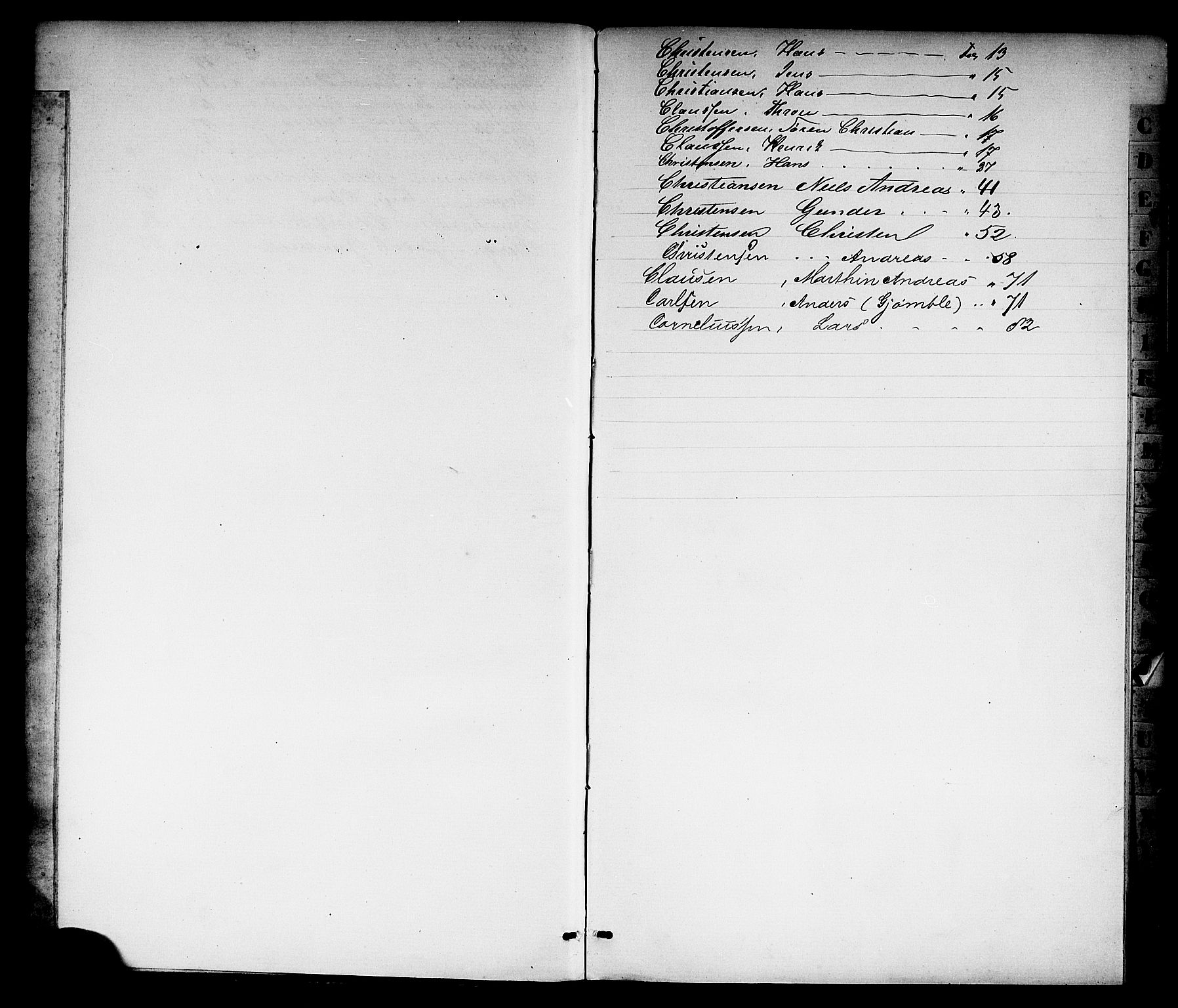Langesund innrulleringskontor, SAKO/A-831/F/Fb/L0002: Annotasjonsrulle, 1860-1868, p. 5