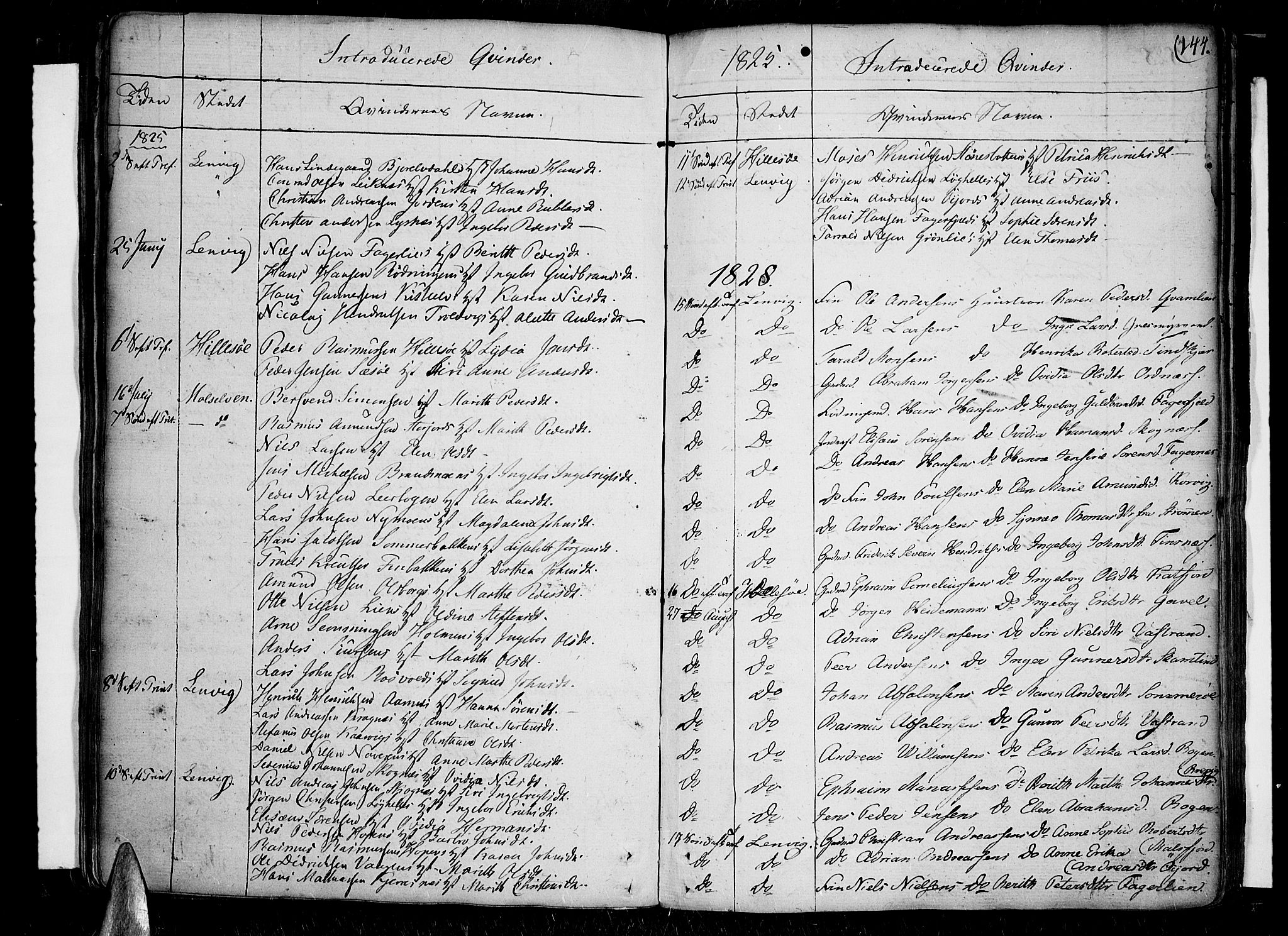 Lenvik sokneprestembete, SATØ/S-1310/H/Ha/Haa/L0002kirke: Parish register (official) no. 2, 1784-1820, p. 144