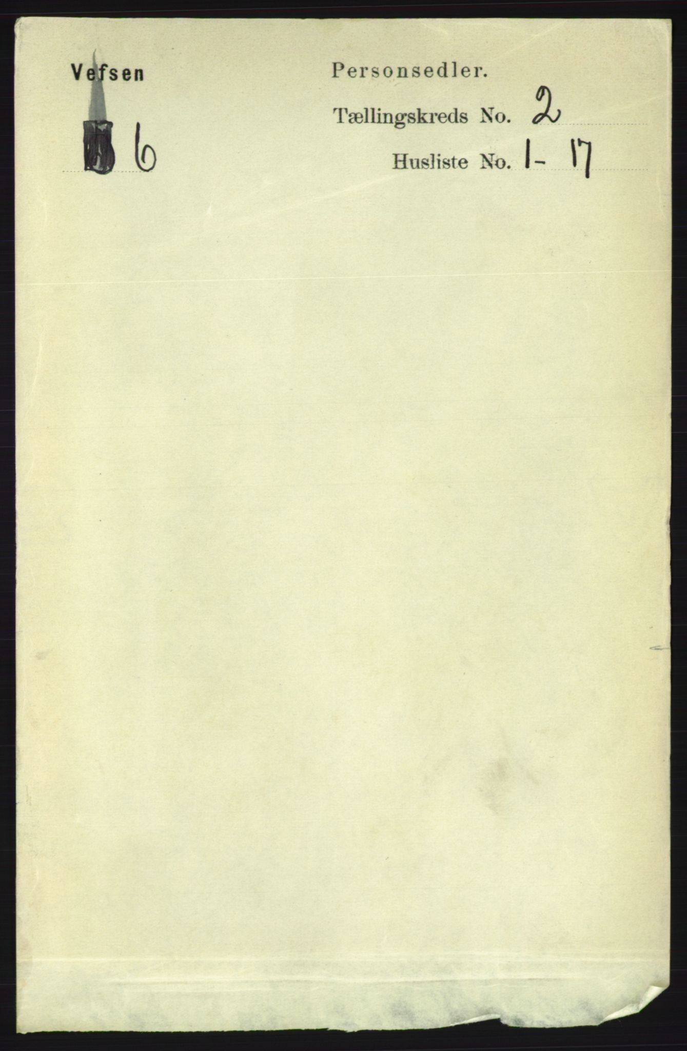 RA, 1891 census for 1824 Vefsn, 1891, p. 622