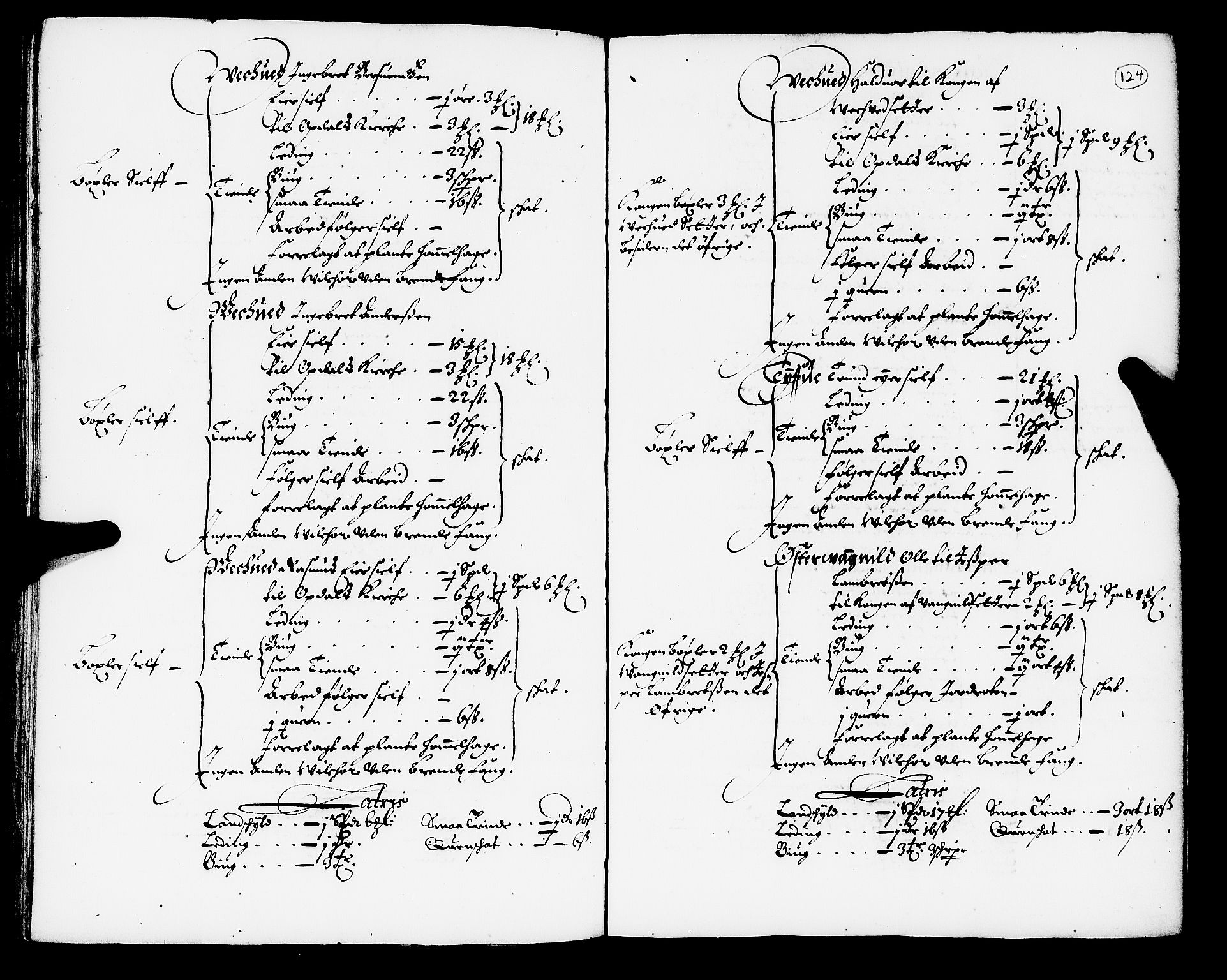 Rentekammeret inntil 1814, Realistisk ordnet avdeling, AV/RA-EA-4070/N/Nb/Nba/L0050: Orkdal fogderi, 1666, p. 123b-124a