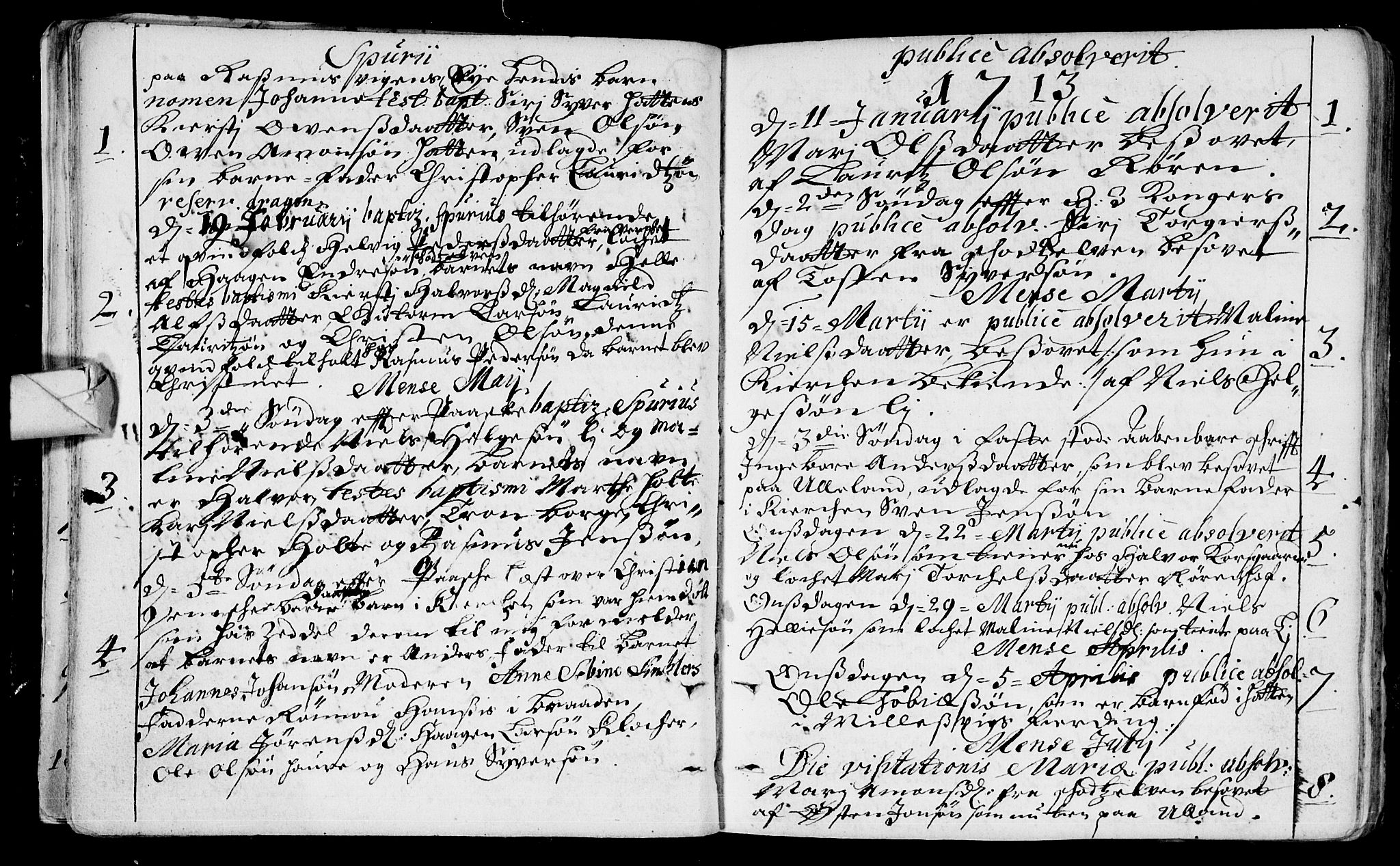 Eiker kirkebøker, AV/SAKO-A-4/F/Fa/L0004: Parish register (official) no. I 4, 1705-1763