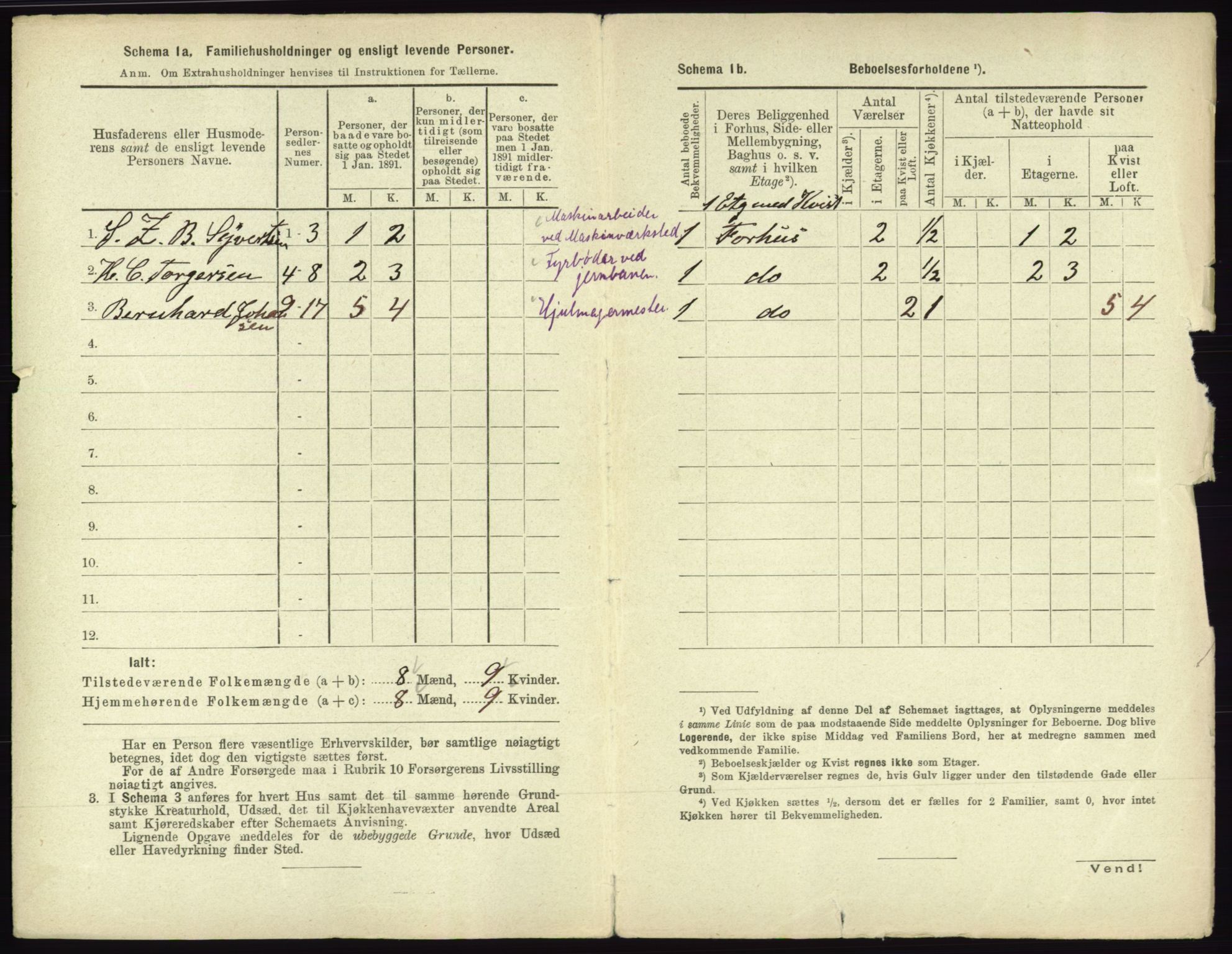 RA, 1891 census for 0602 Drammen, 1891, p. 1232