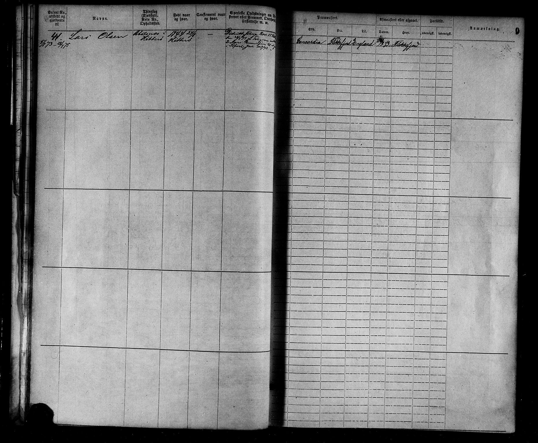 Flekkefjord mønstringskrets, AV/SAK-2031-0018/F/Fa/L0002: Annotasjonsrulle nr 1-1920 med register, N-2, 1870-1891, p. 29