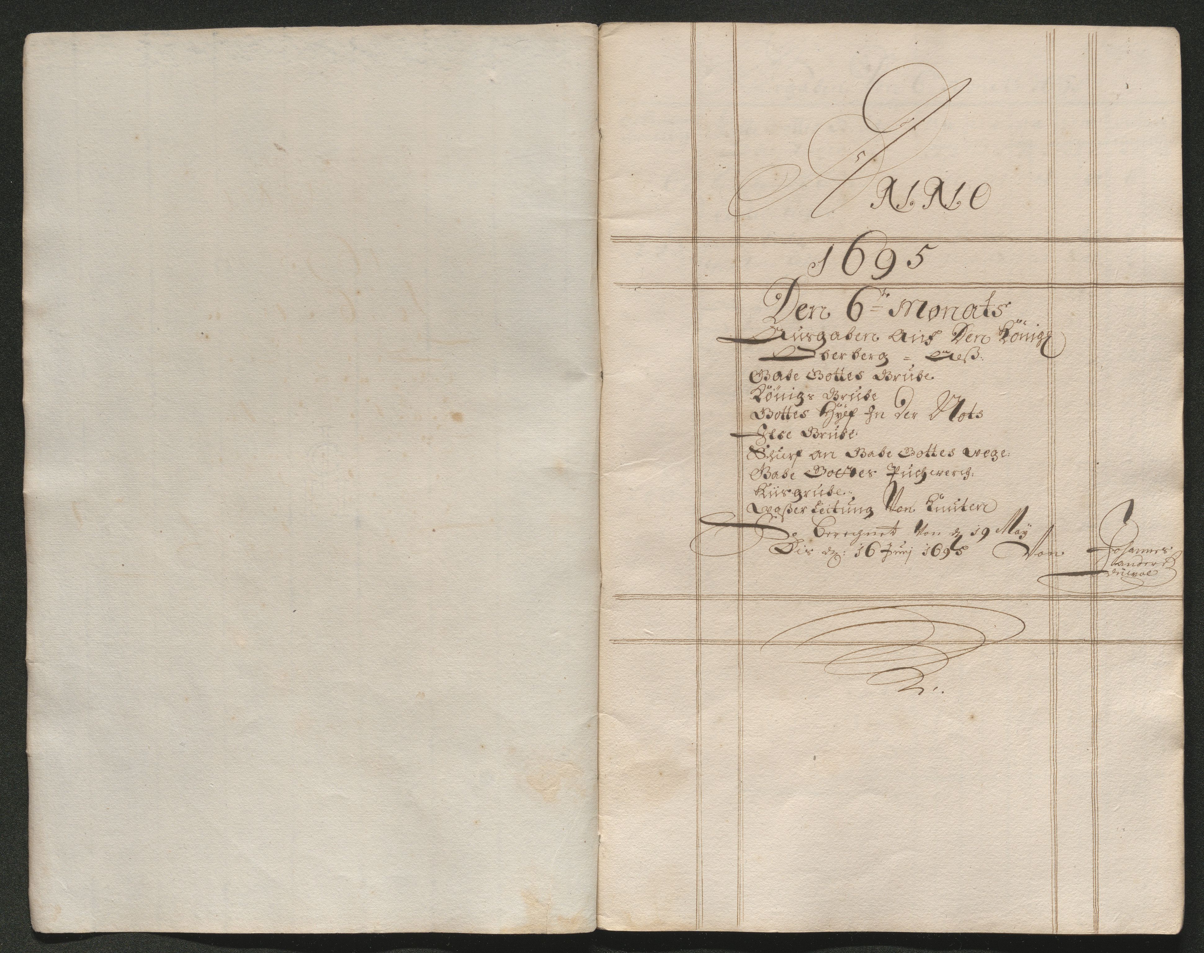 Kongsberg Sølvverk 1623-1816, AV/SAKO-EA-3135/001/D/Dc/Dcd/L0068: Utgiftsregnskap for gruver m.m., 1694-1695, p. 294