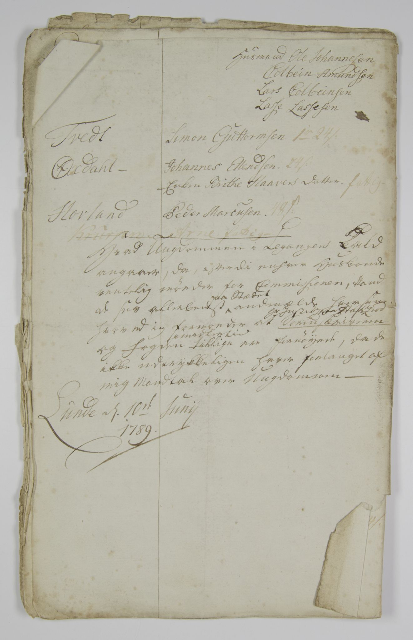 SAB, Census 1789 for Leikanger, 1789