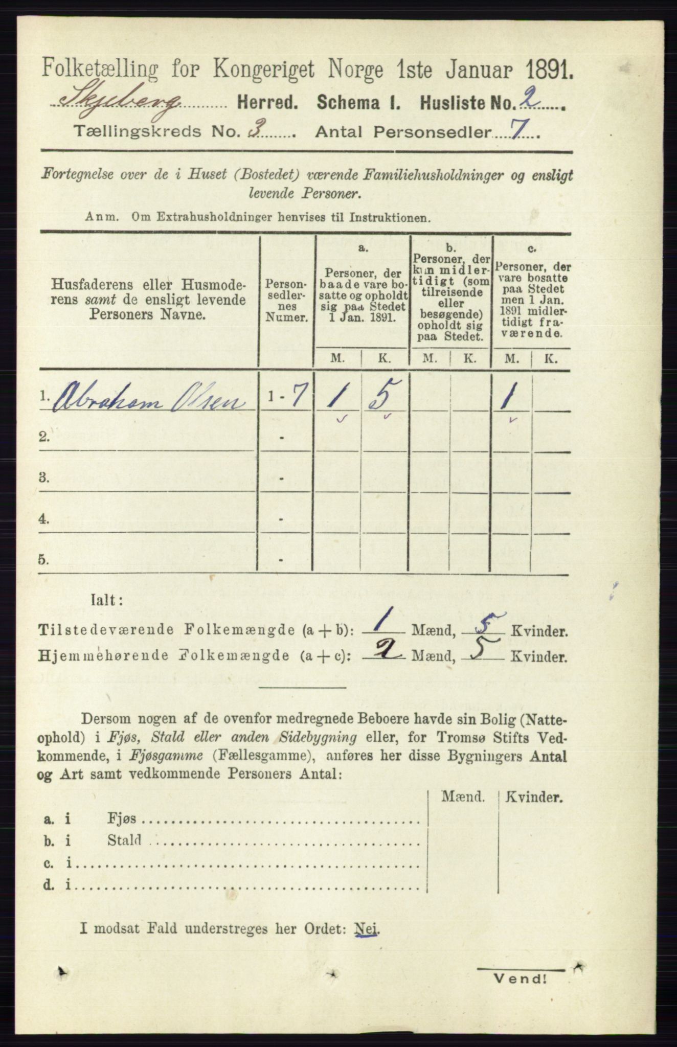 RA, 1891 census for 0115 Skjeberg, 1891, p. 1435