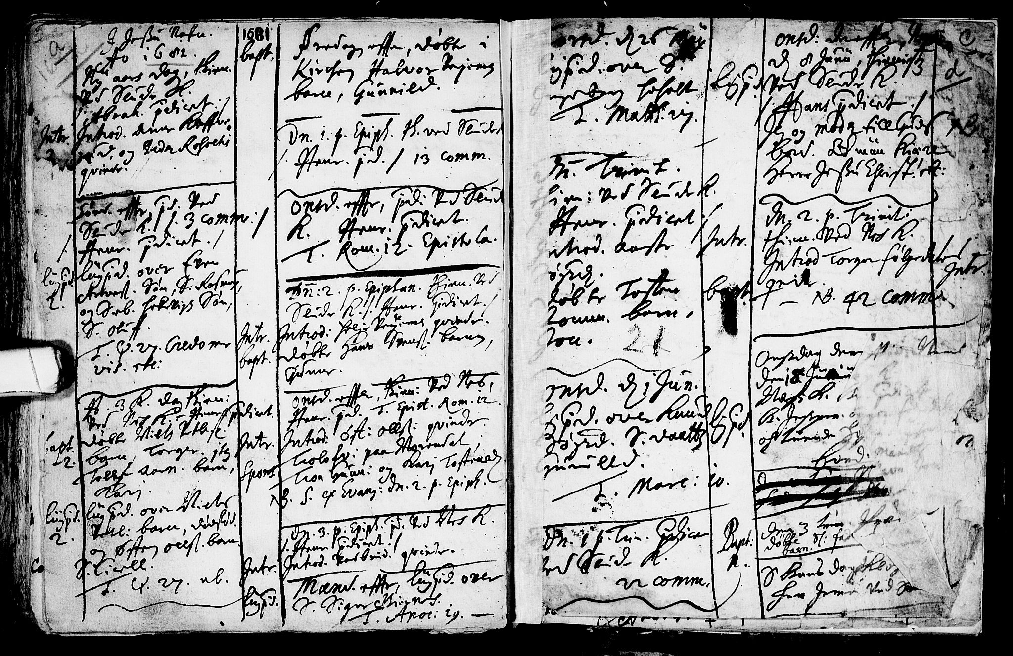 Sauherad kirkebøker, AV/SAKO-A-298/F/Fa/L0001: Parish register (official) no. I 1, 1649-1681