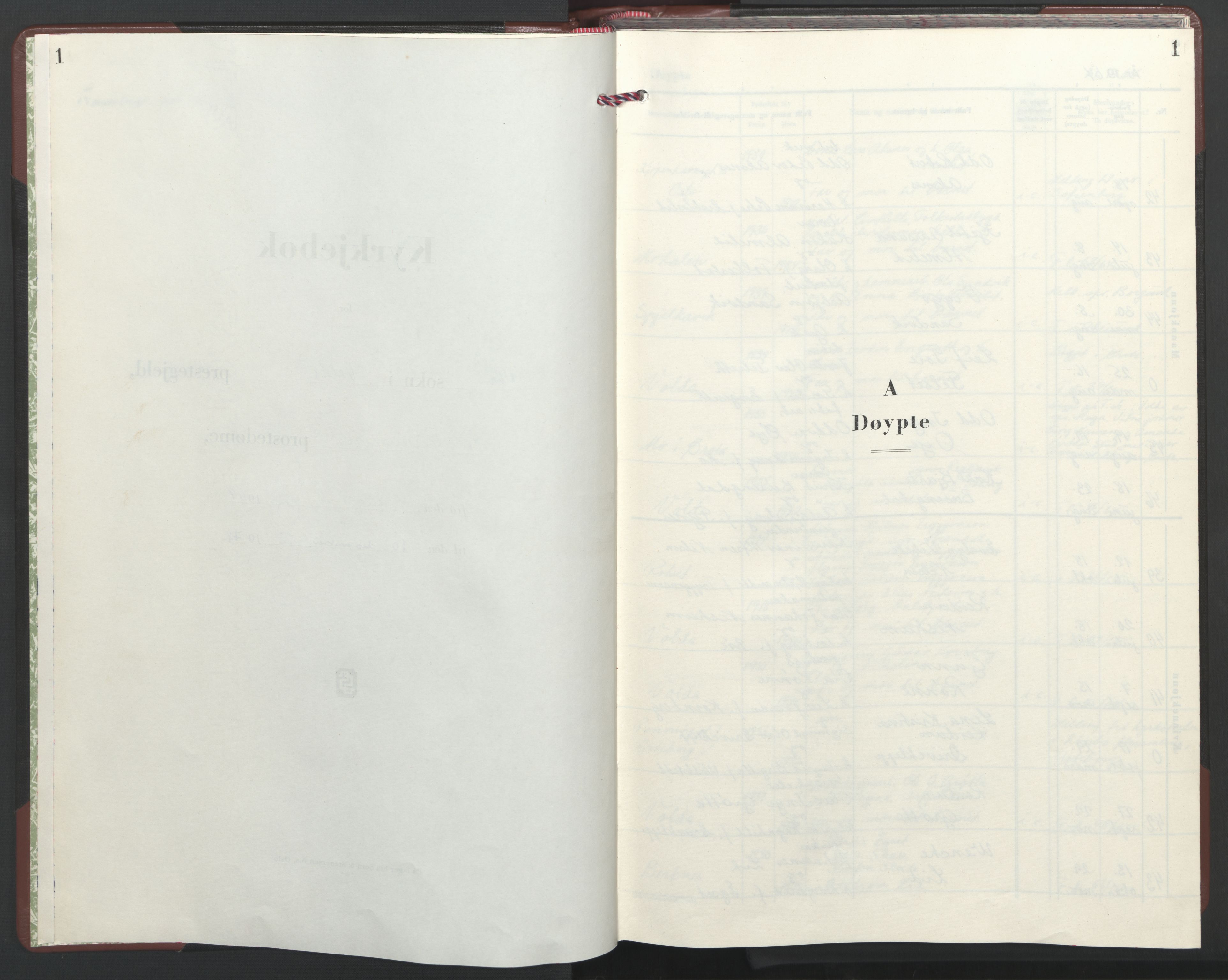 Ministerialprotokoller, klokkerbøker og fødselsregistre - Møre og Romsdal, SAT/A-1454/511/L0164: Parish register (copy) no. 511C10, 1964-1972, p. 1